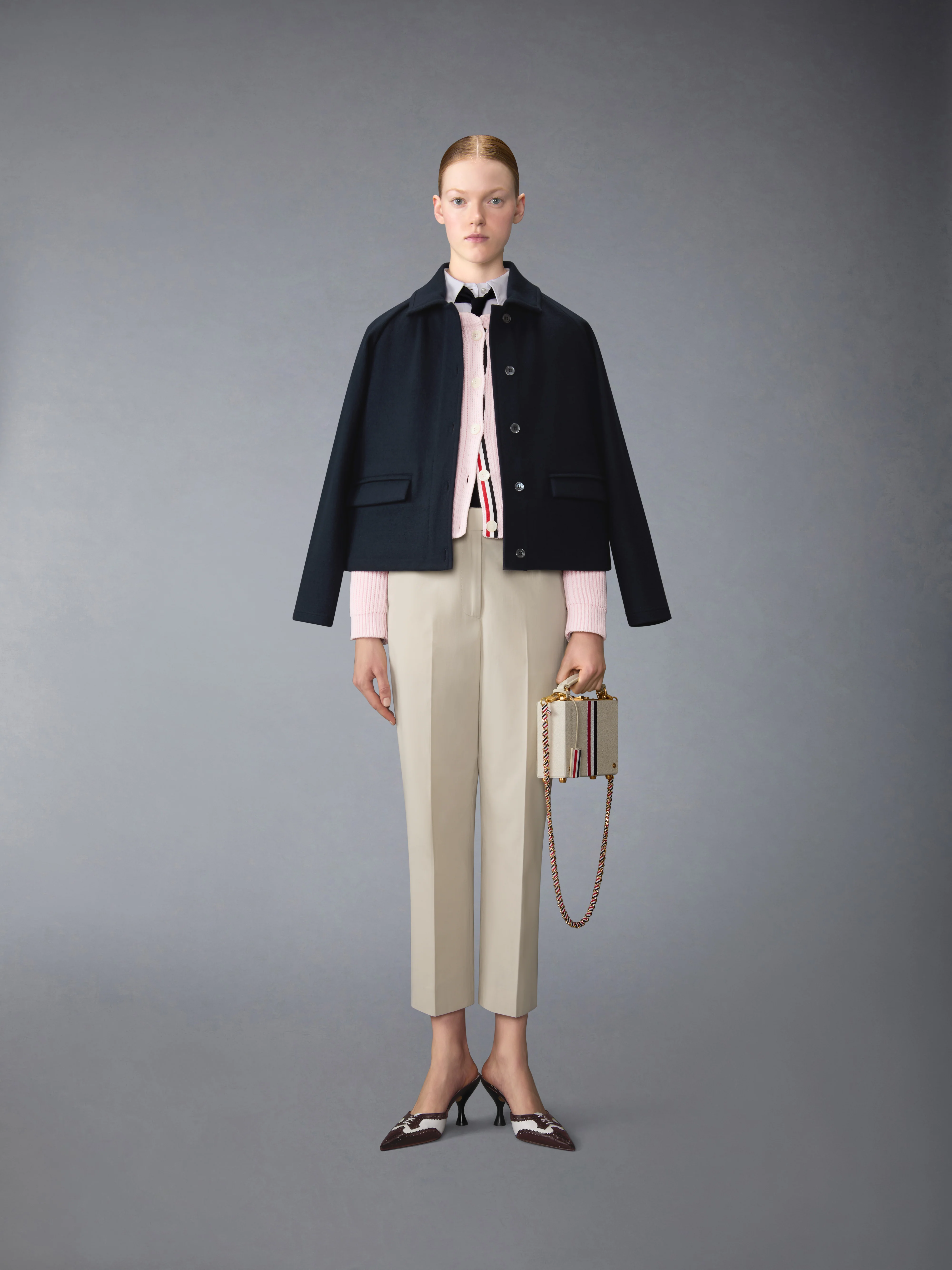 COTTON SUITING BELTLOOP RELAXED TROUSER - Image 3
