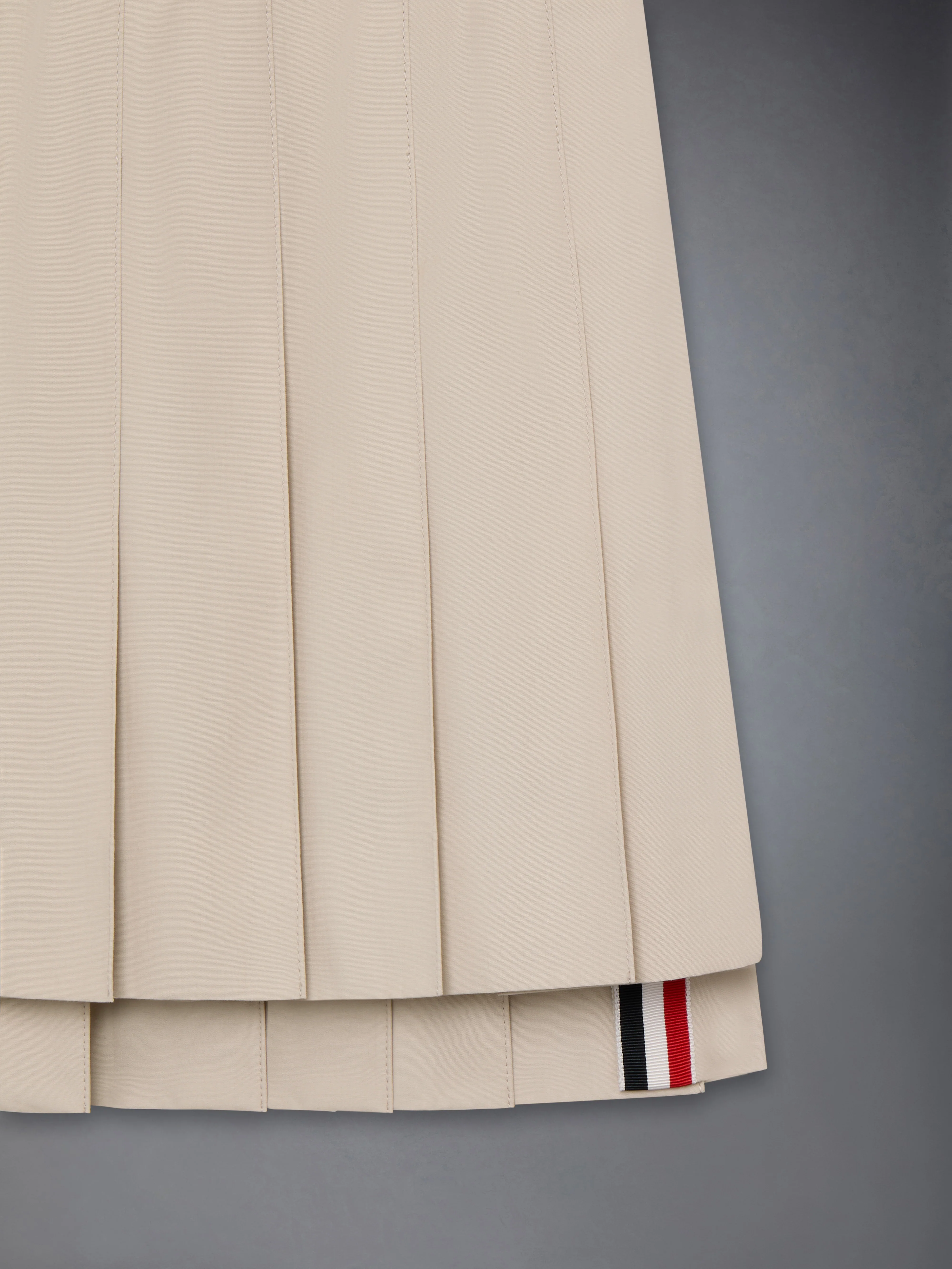 COTTON SUITING PLEATED MINI SKIRT - Image 5