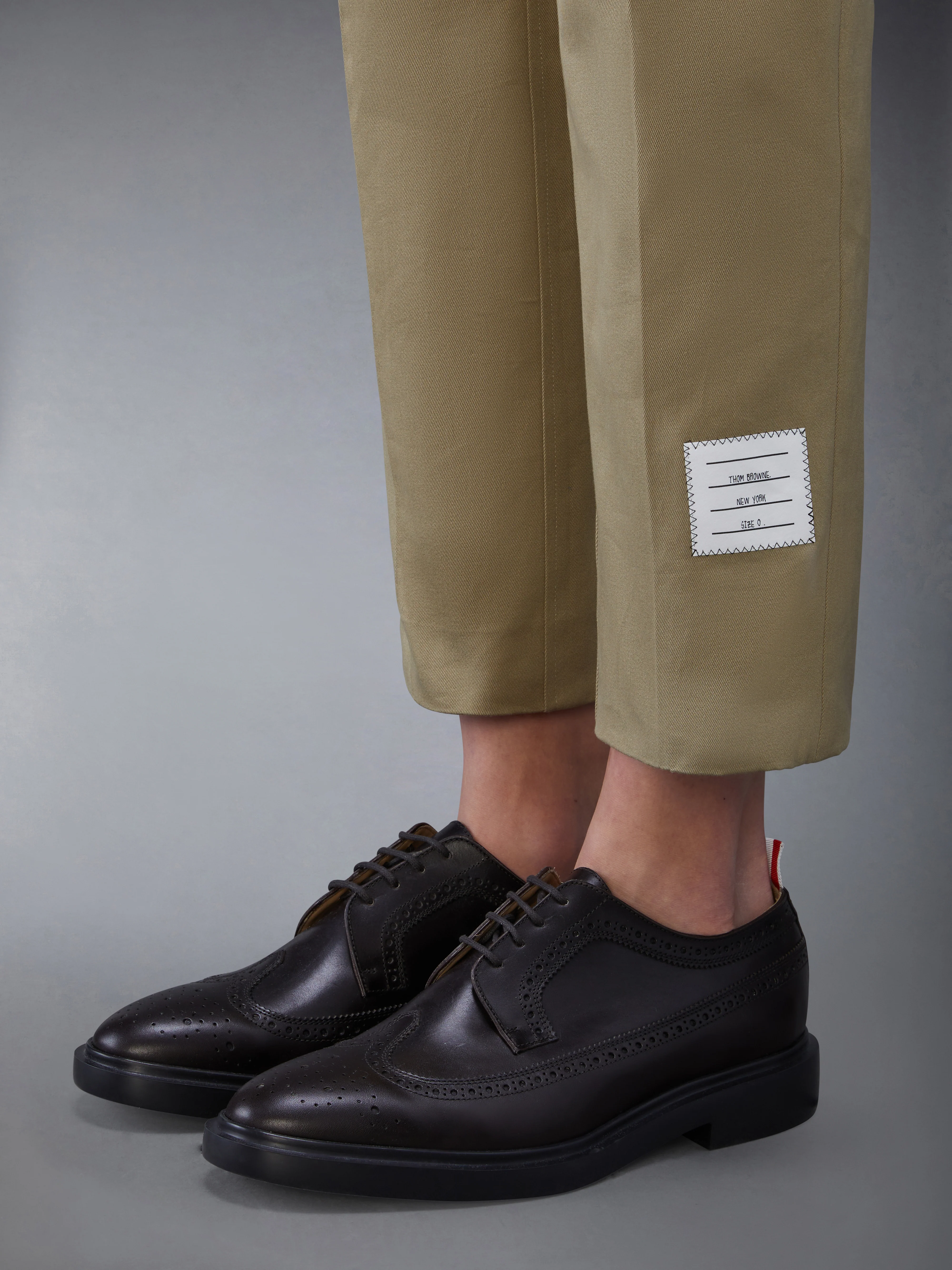 COTTON TWILL 4-BAR UNCONSTRUCTED CHINO TROUSERS - Image 5
