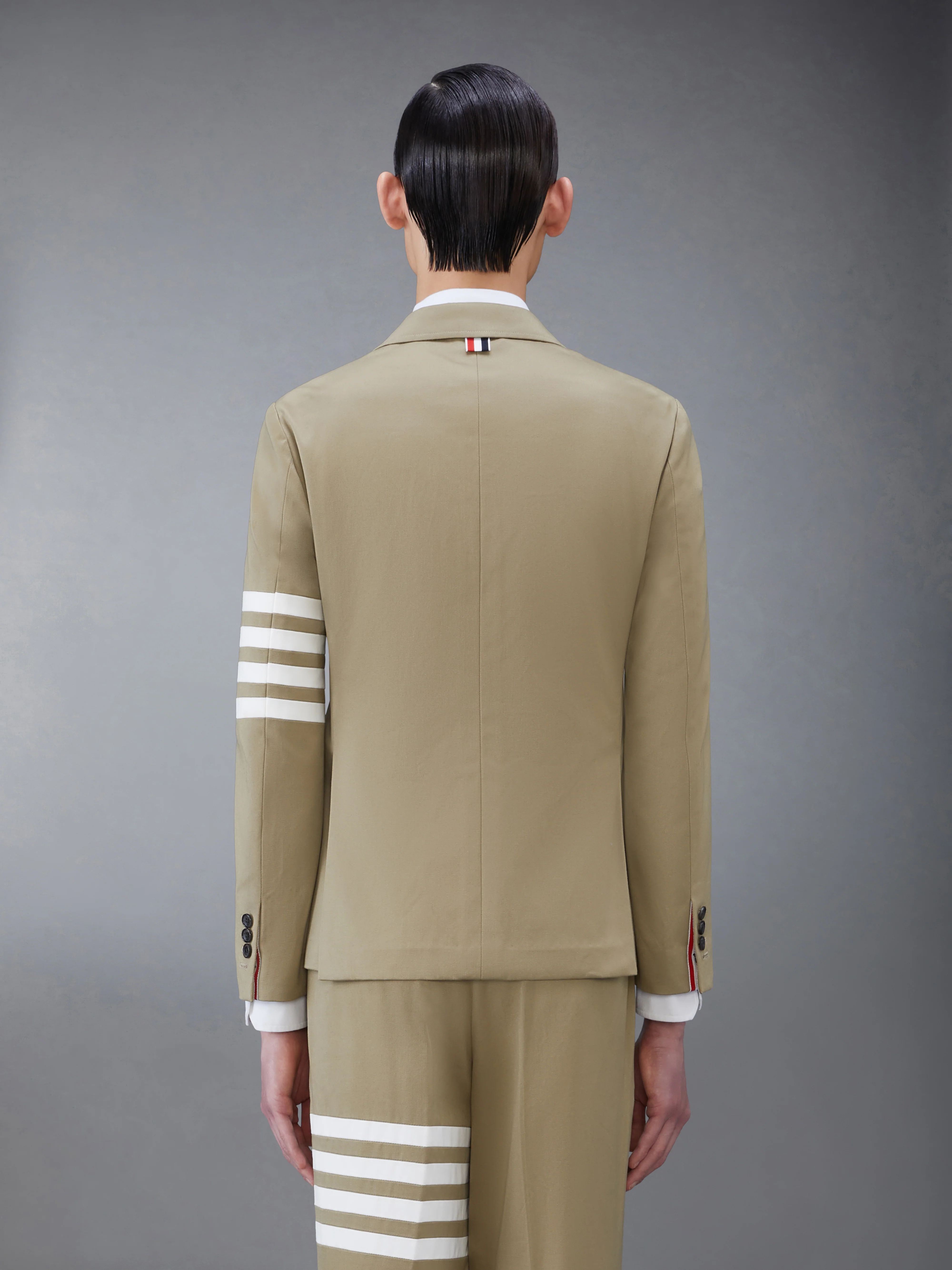 COTTON TWILL 4-BAR UNCONSTRUCTED SPORTCOAT - Image 2