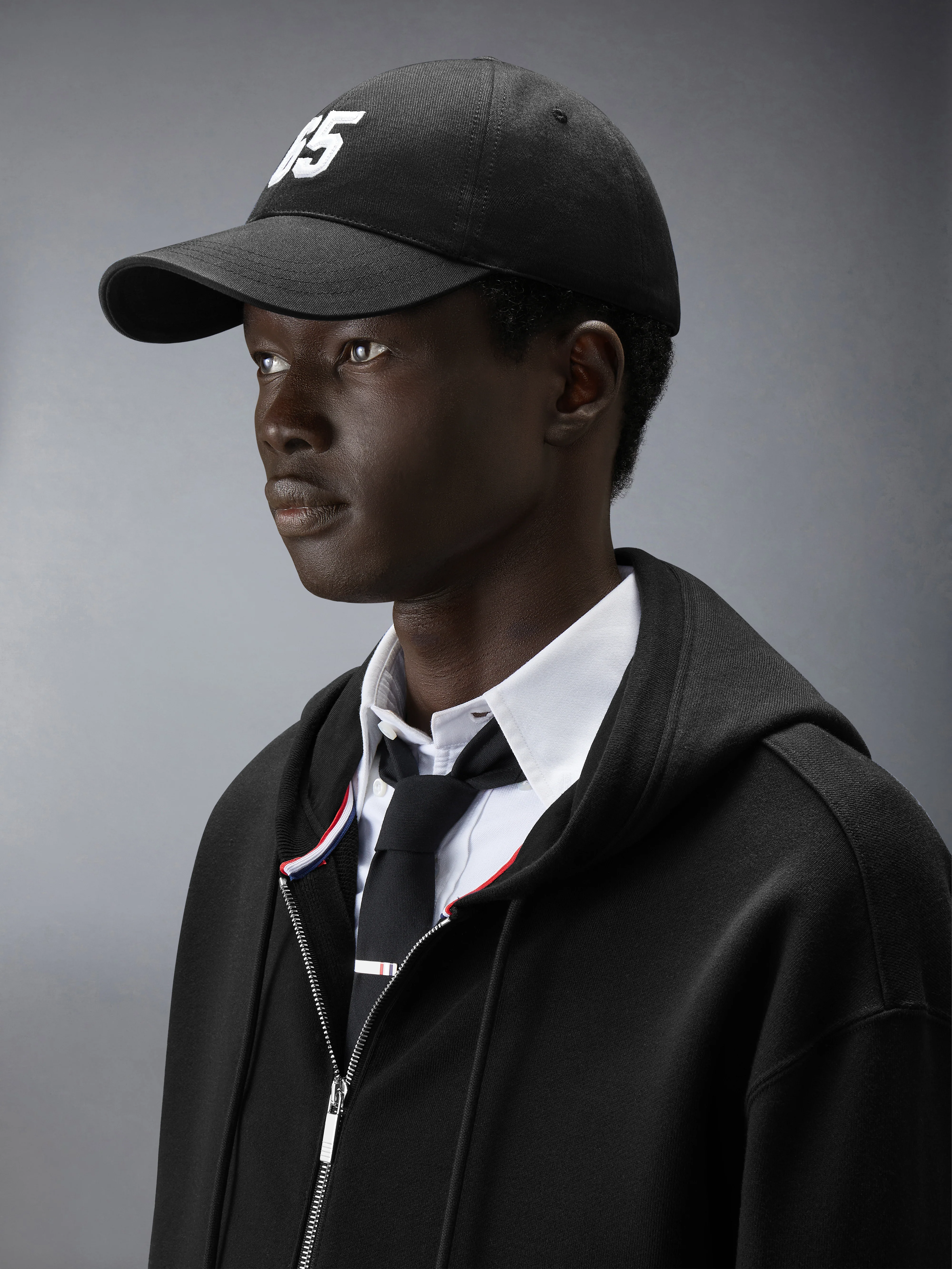 COTTON TWILL BROWNE 65 BASEBALL CAP - Image 2