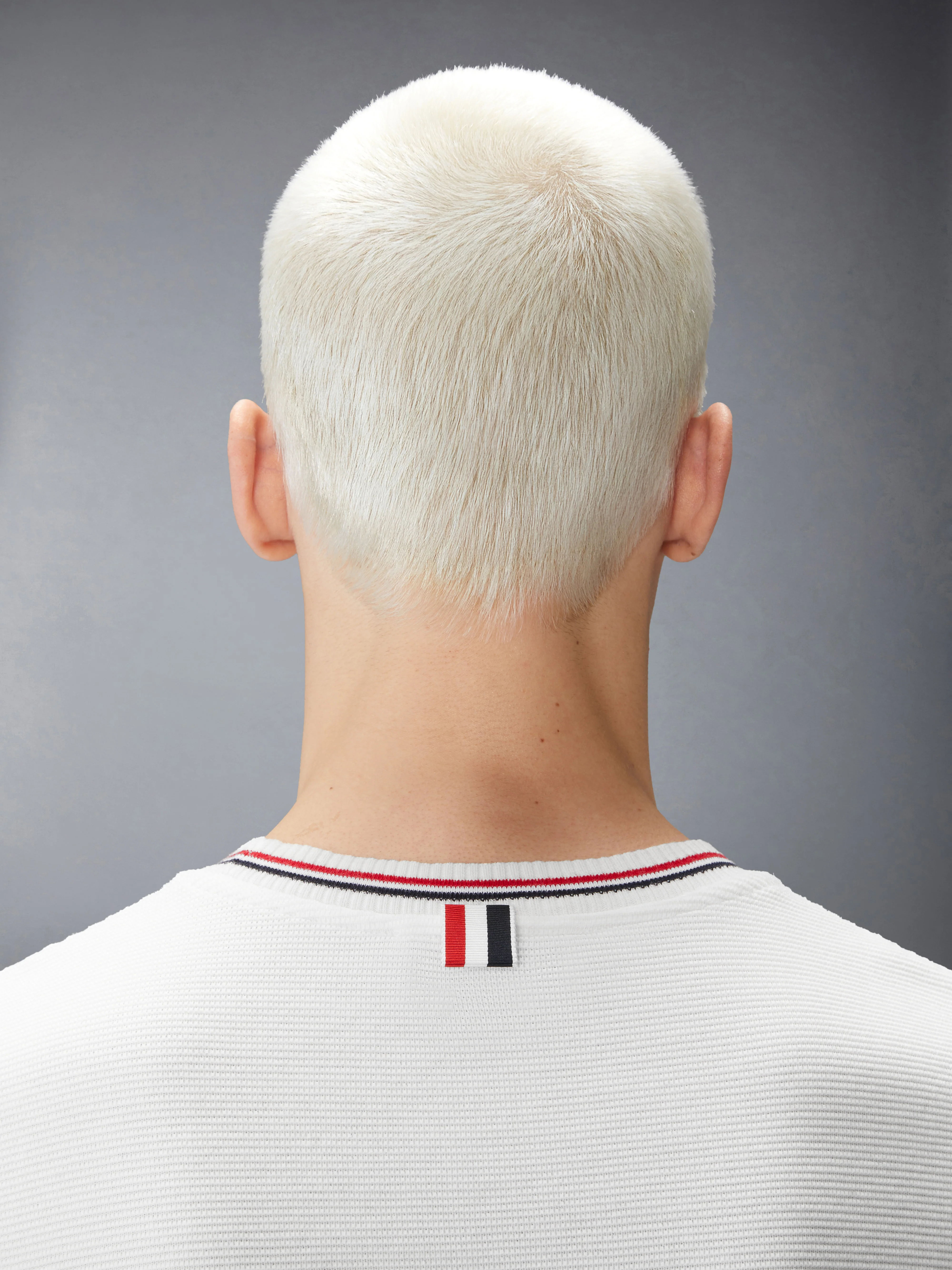 COTTON WAFFLE RIB CUFF TEE - Image 6