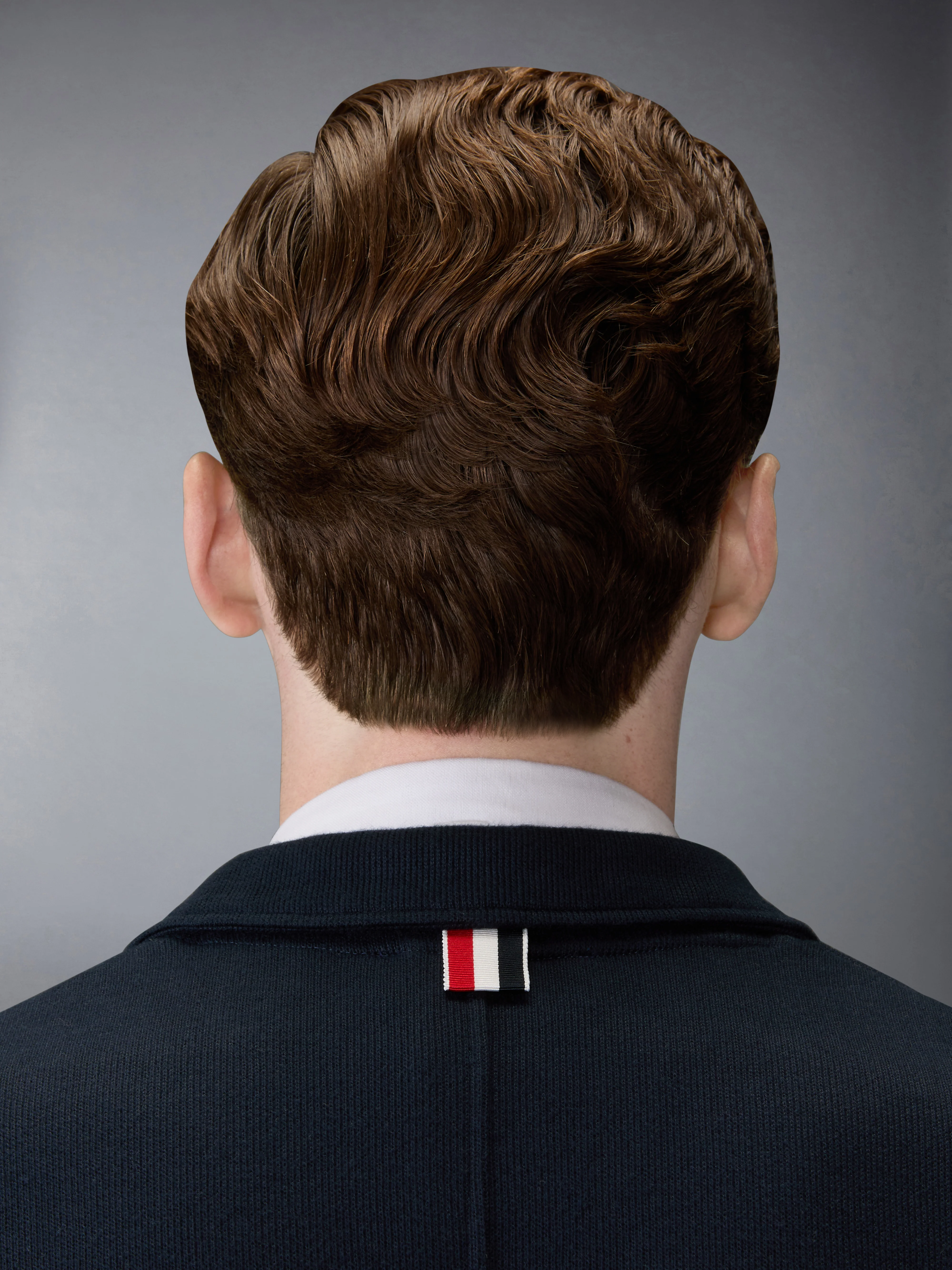 DOUBLE FACE KNIT 4-BAR SACK JACKET - Image 4