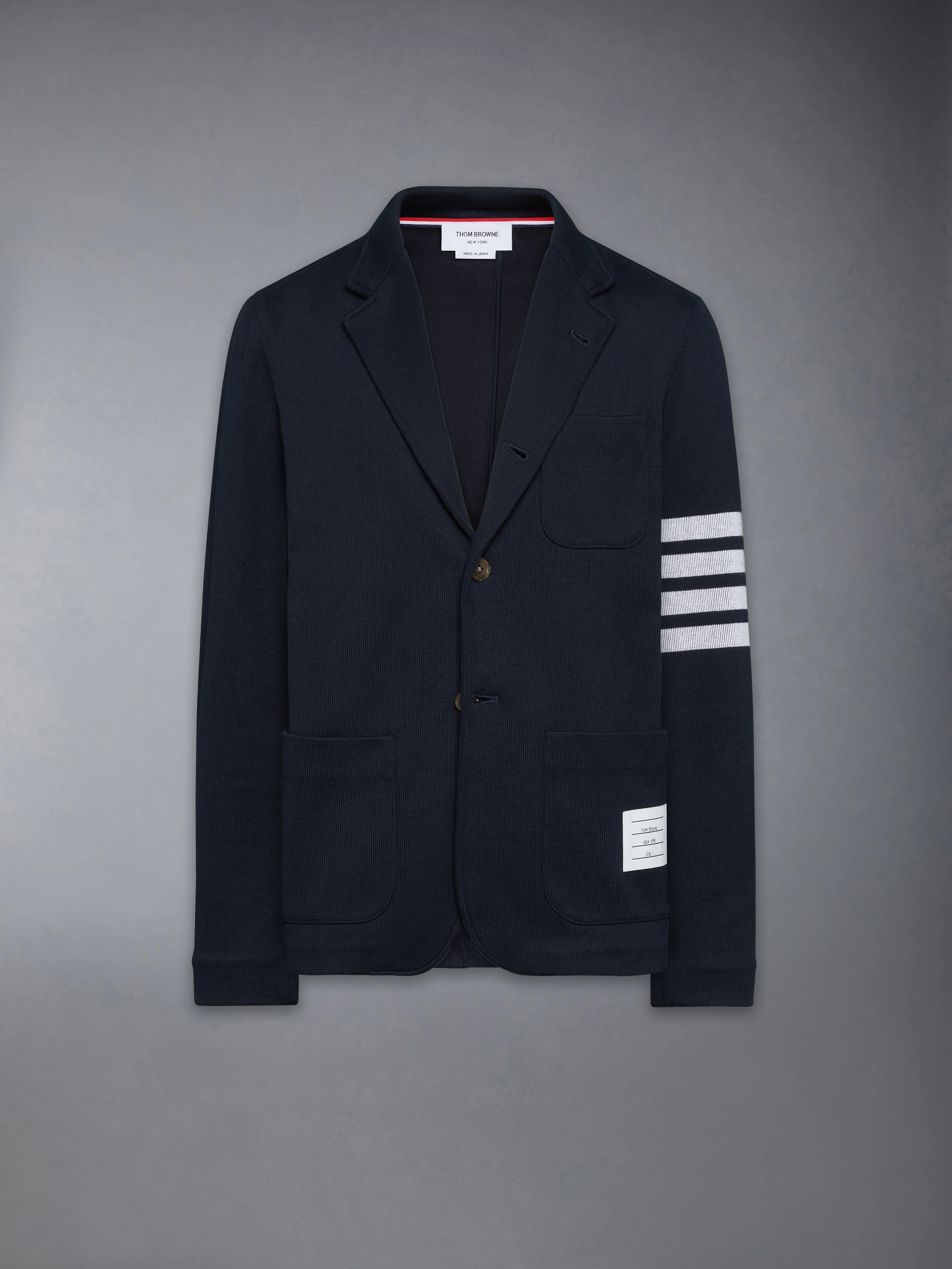 DOUBLE FACE KNIT 4-BAR SACK JACKET - Image 6