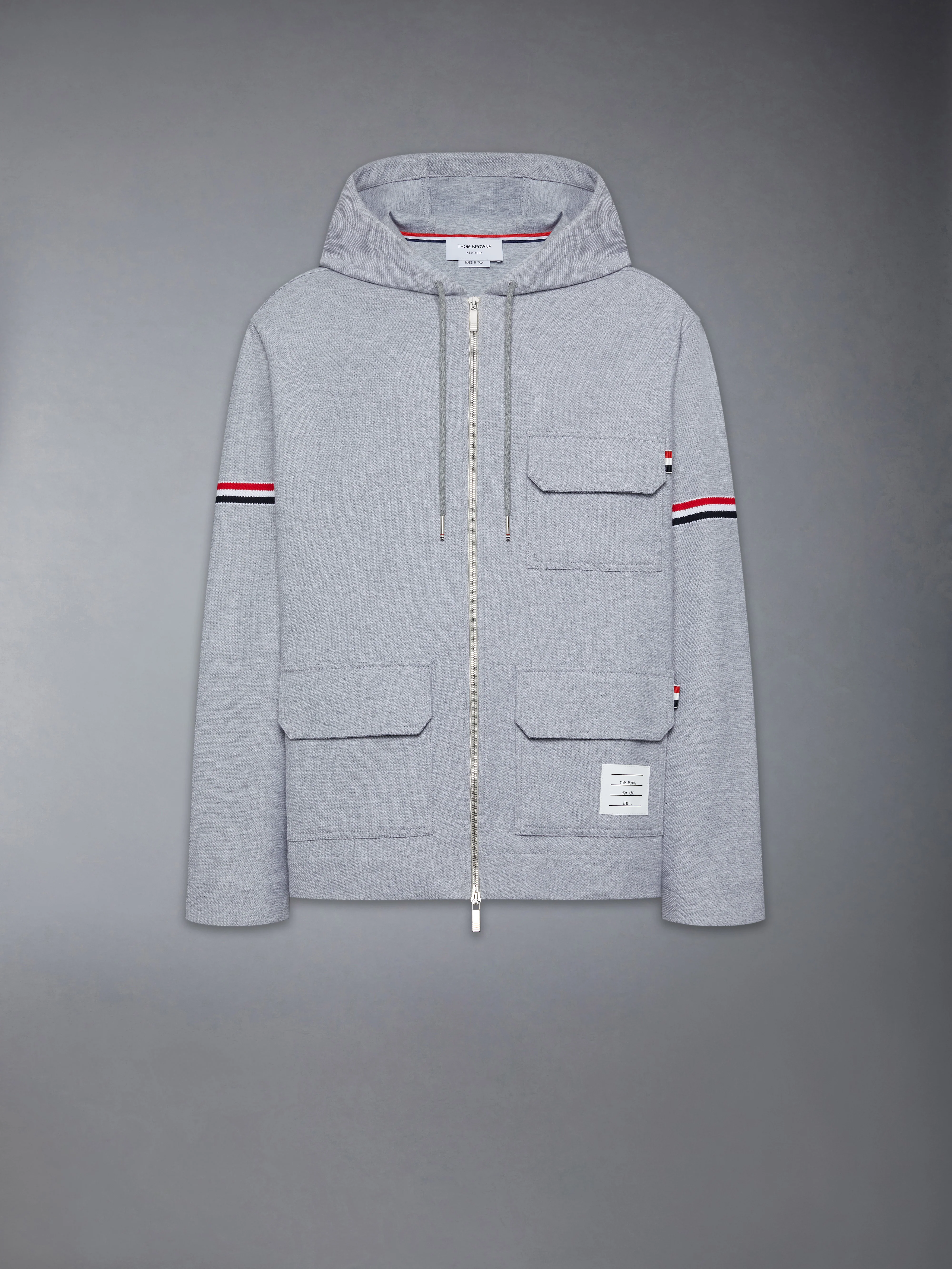 DOUBLE FACE TECH TWILL OVERSIZED ARMBAND PARKA - Image 7