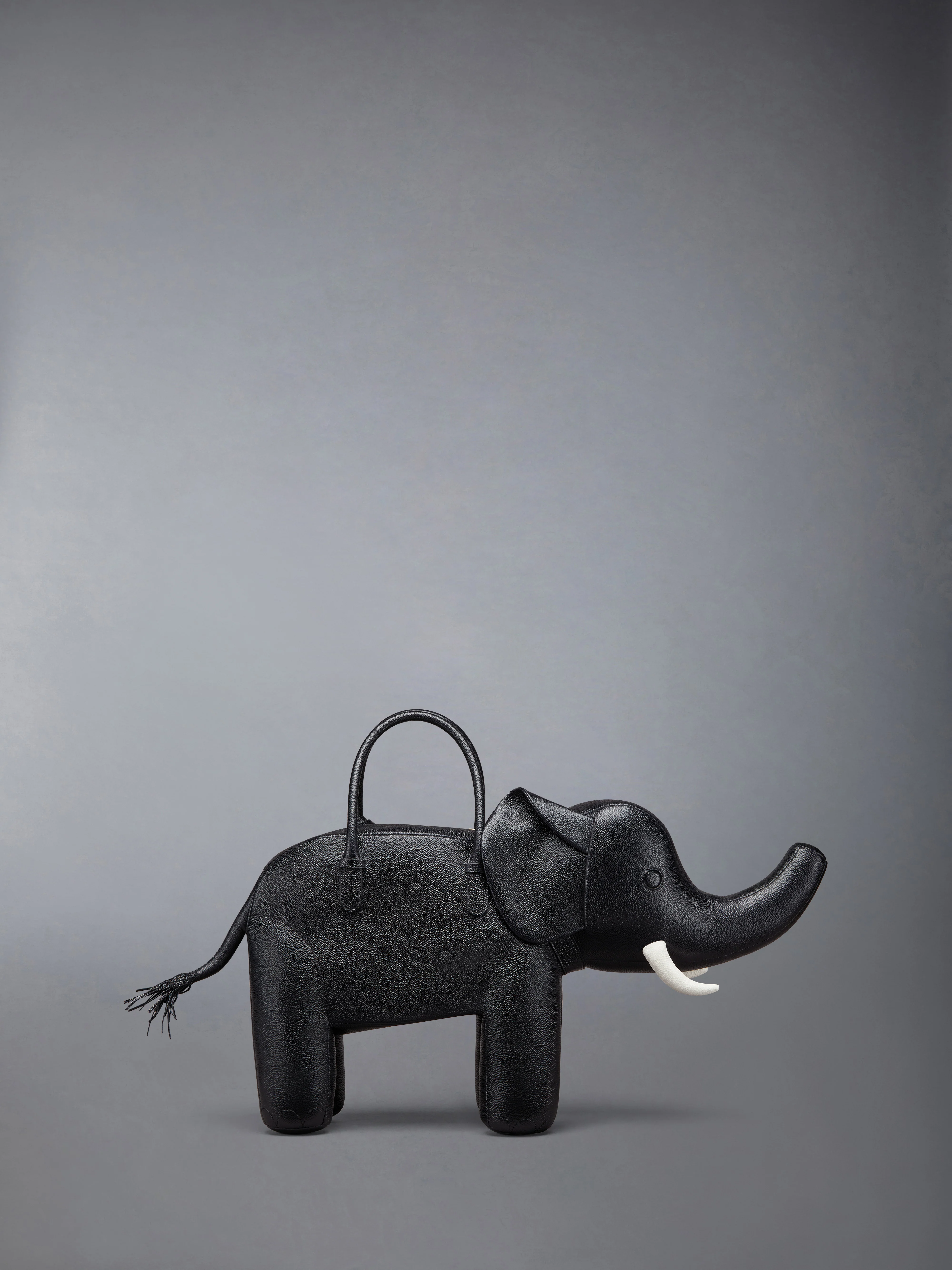 Elephant Bag In Pebble Grain - Image 3