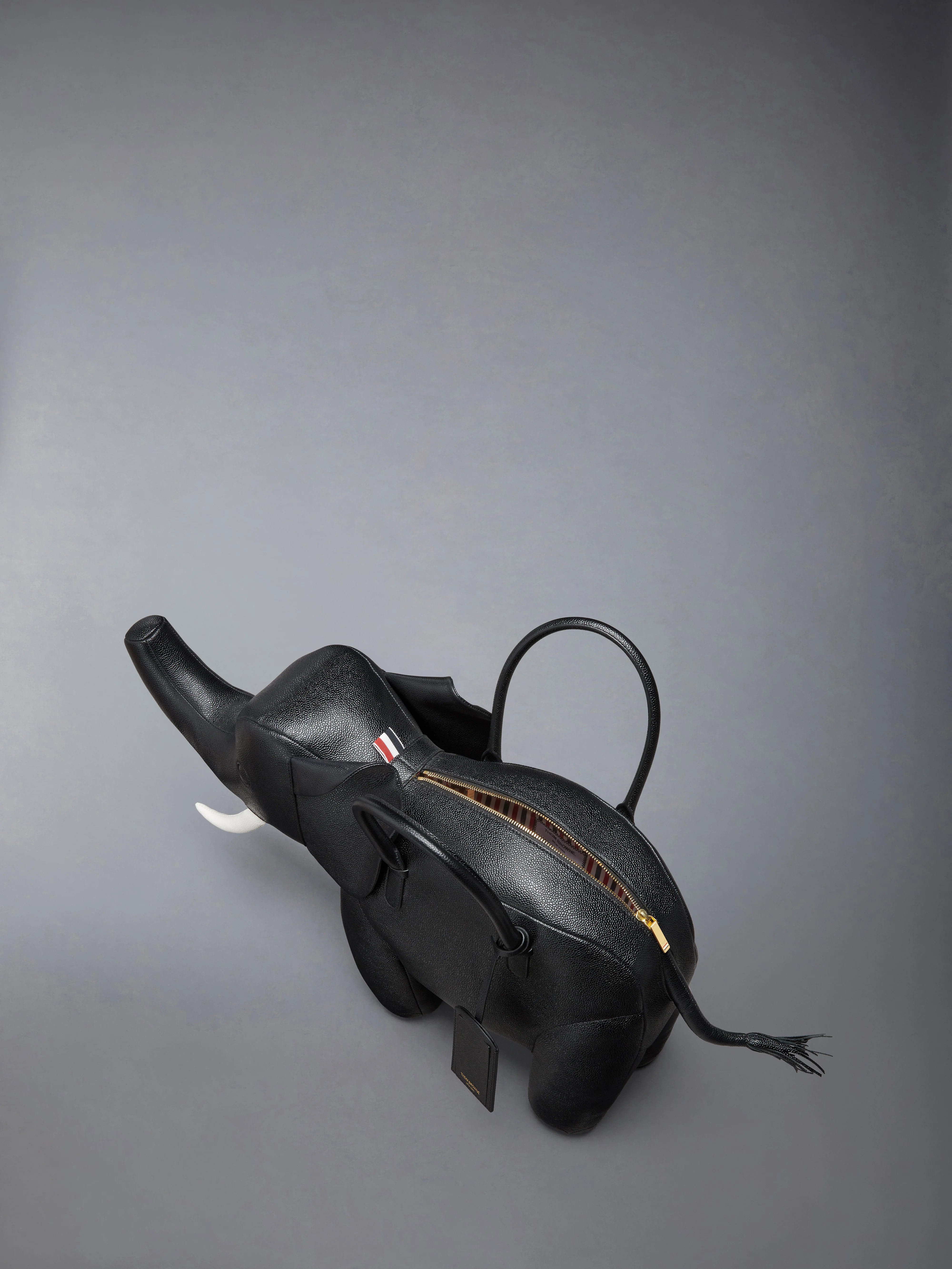 Elephant Bag In Pebble Grain - Image 4