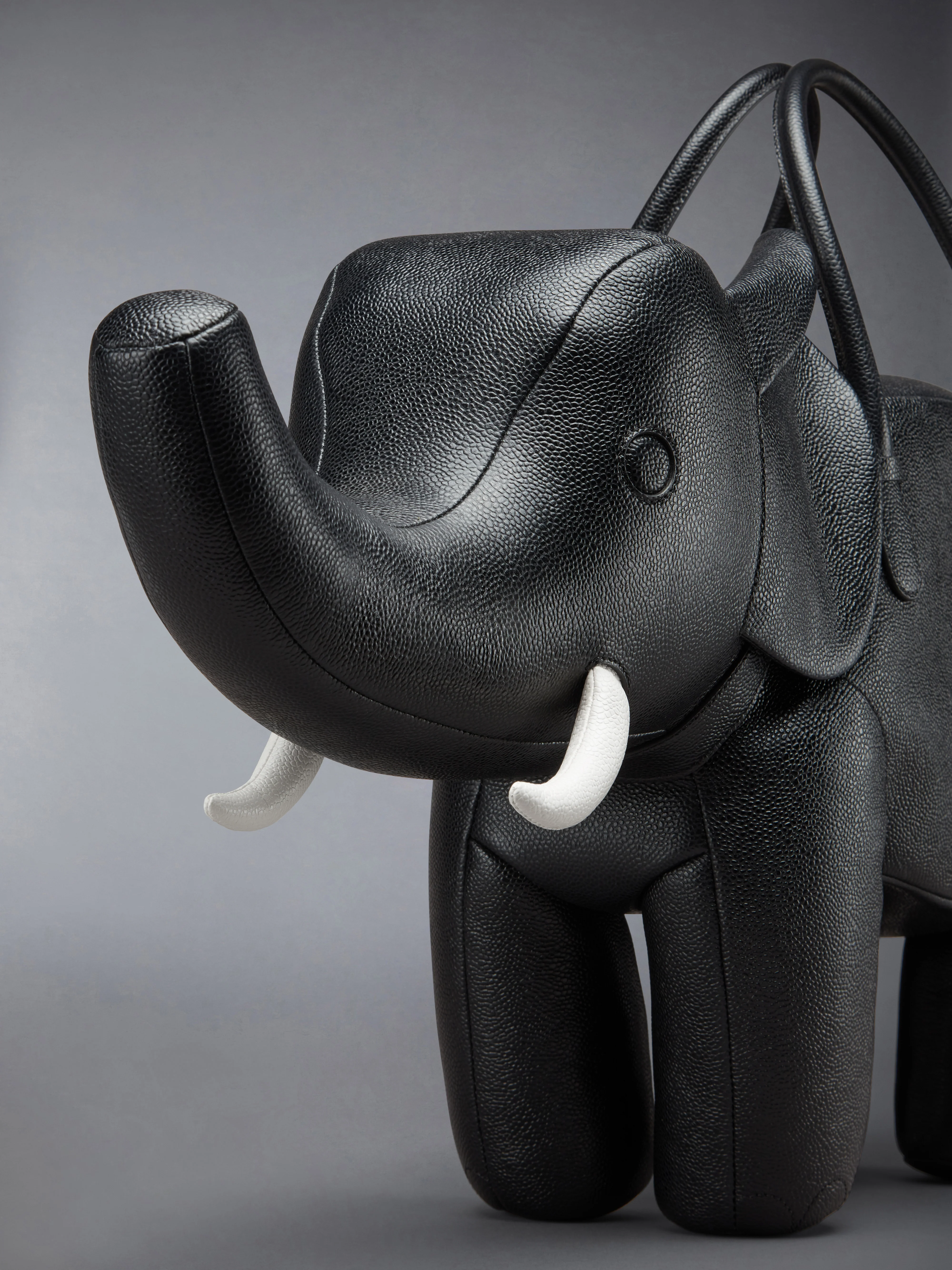 Elephant Bag In Pebble Grain - Image 5