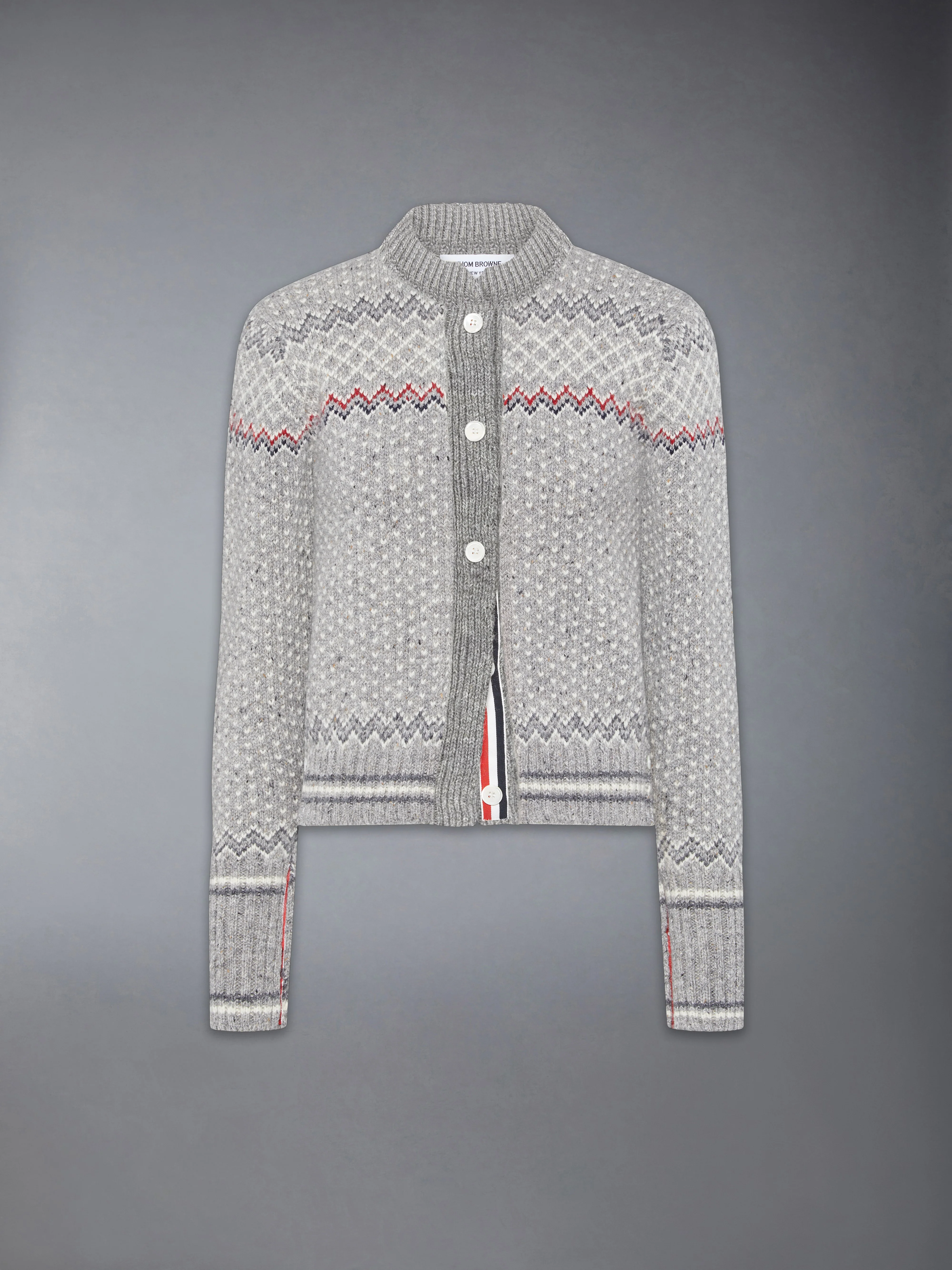 FAIRISLE JACQUARD DONEGAL CROPPED CARDIGAN - Image 6