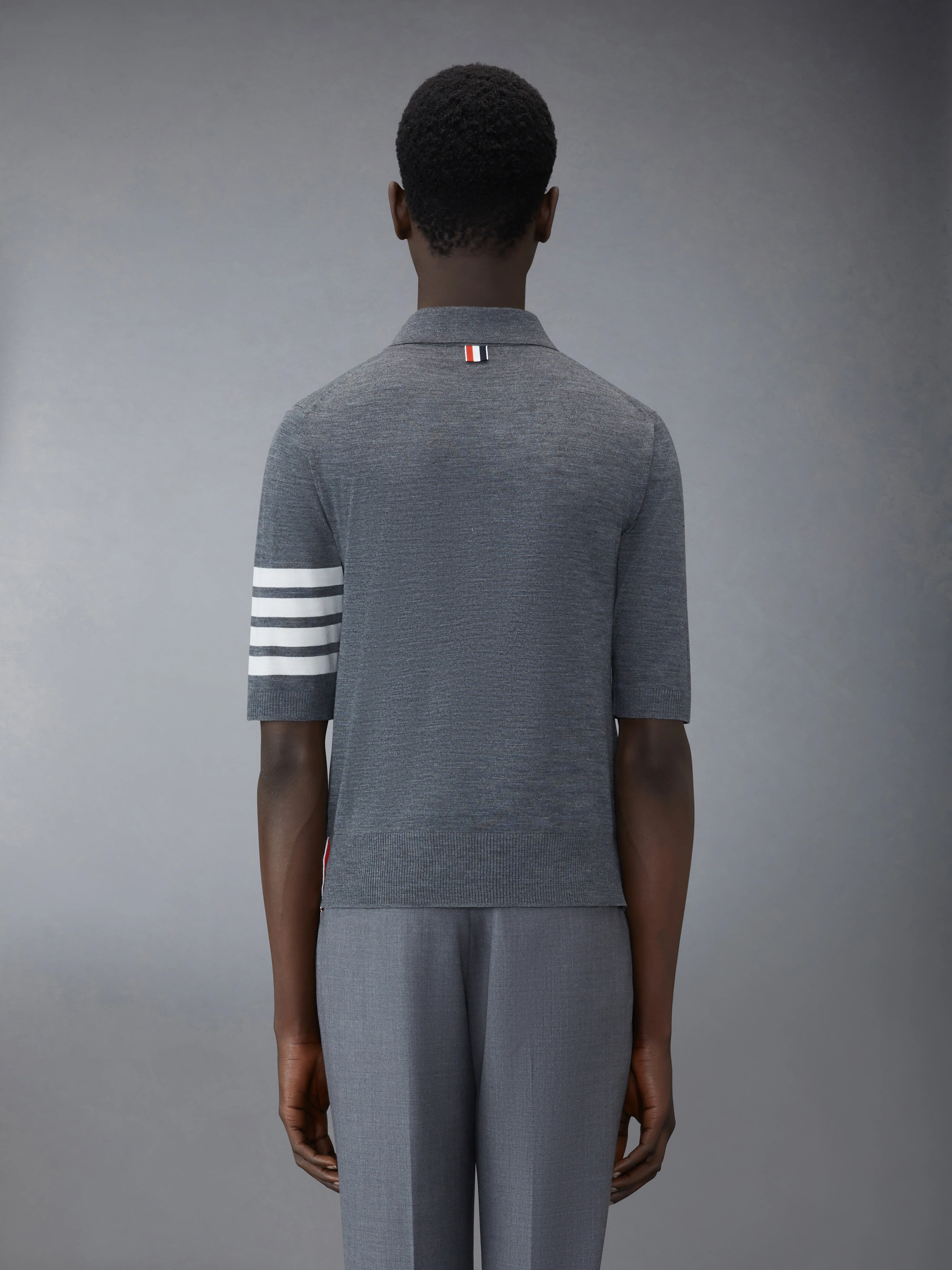 FINE MERINO WOOL 4-BAR POLO - Image 2