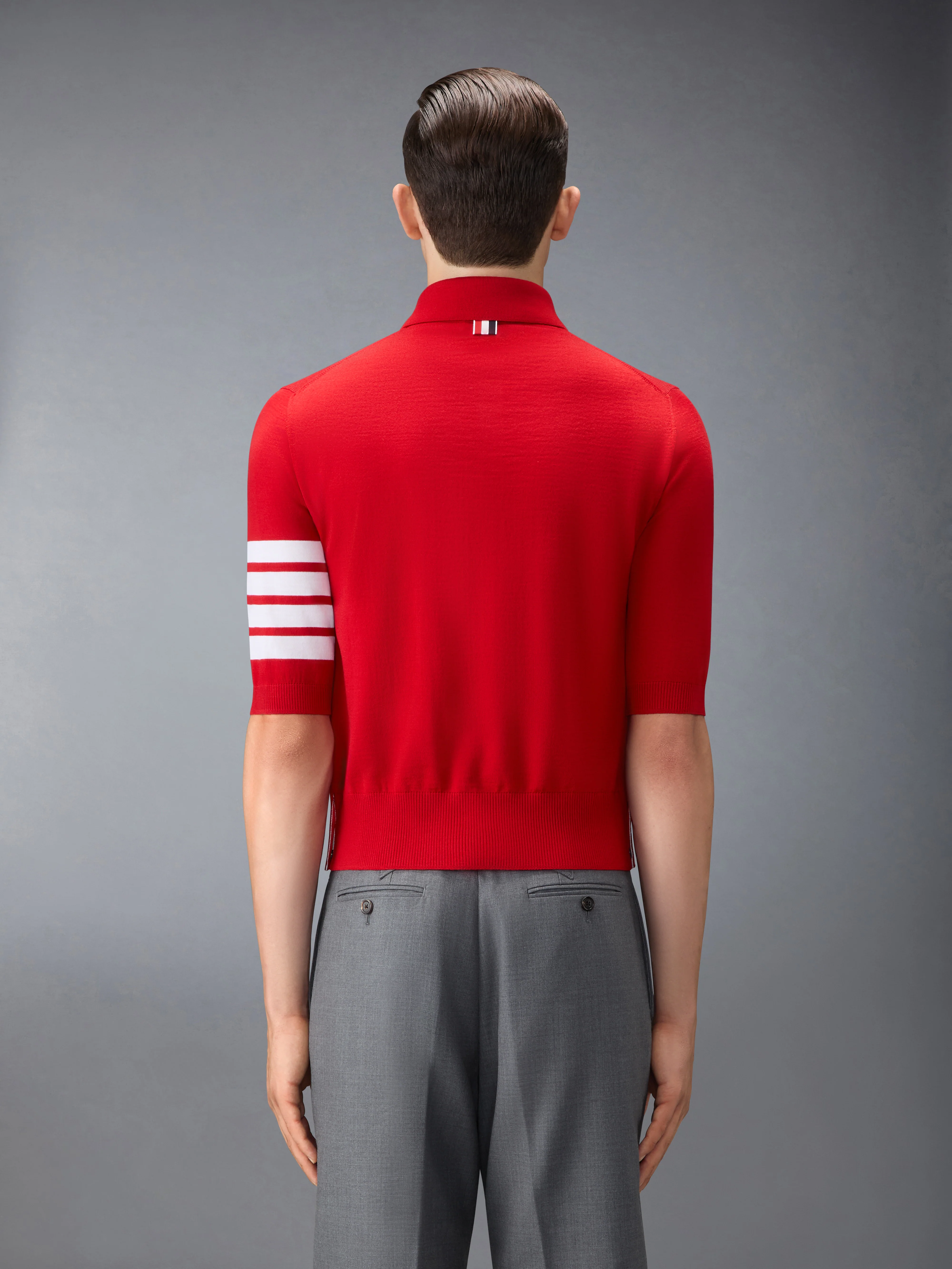 FINE MERINO WOOL 4-BAR POLO - Image 2
