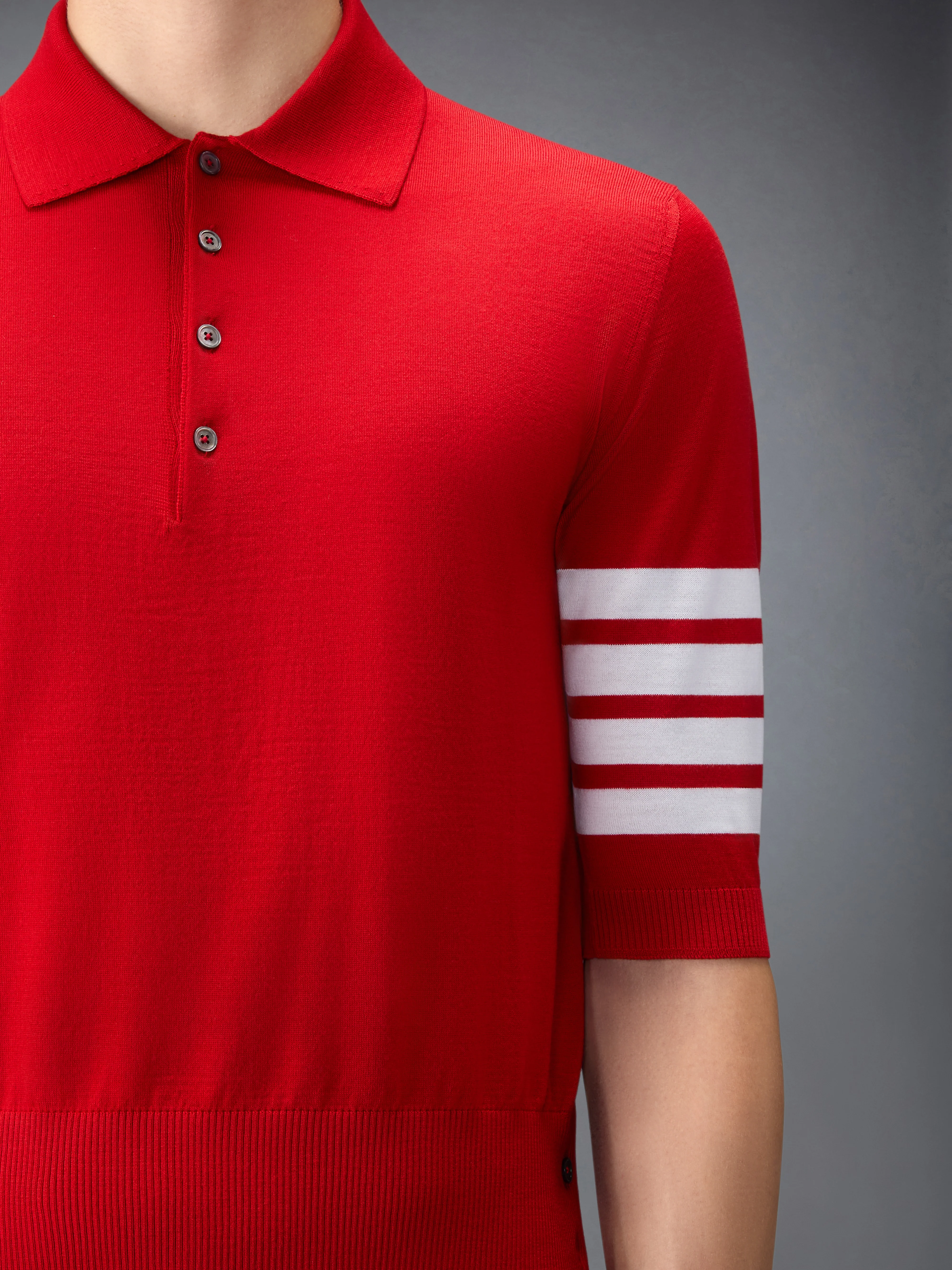 FINE MERINO WOOL 4-BAR POLO - Image 5