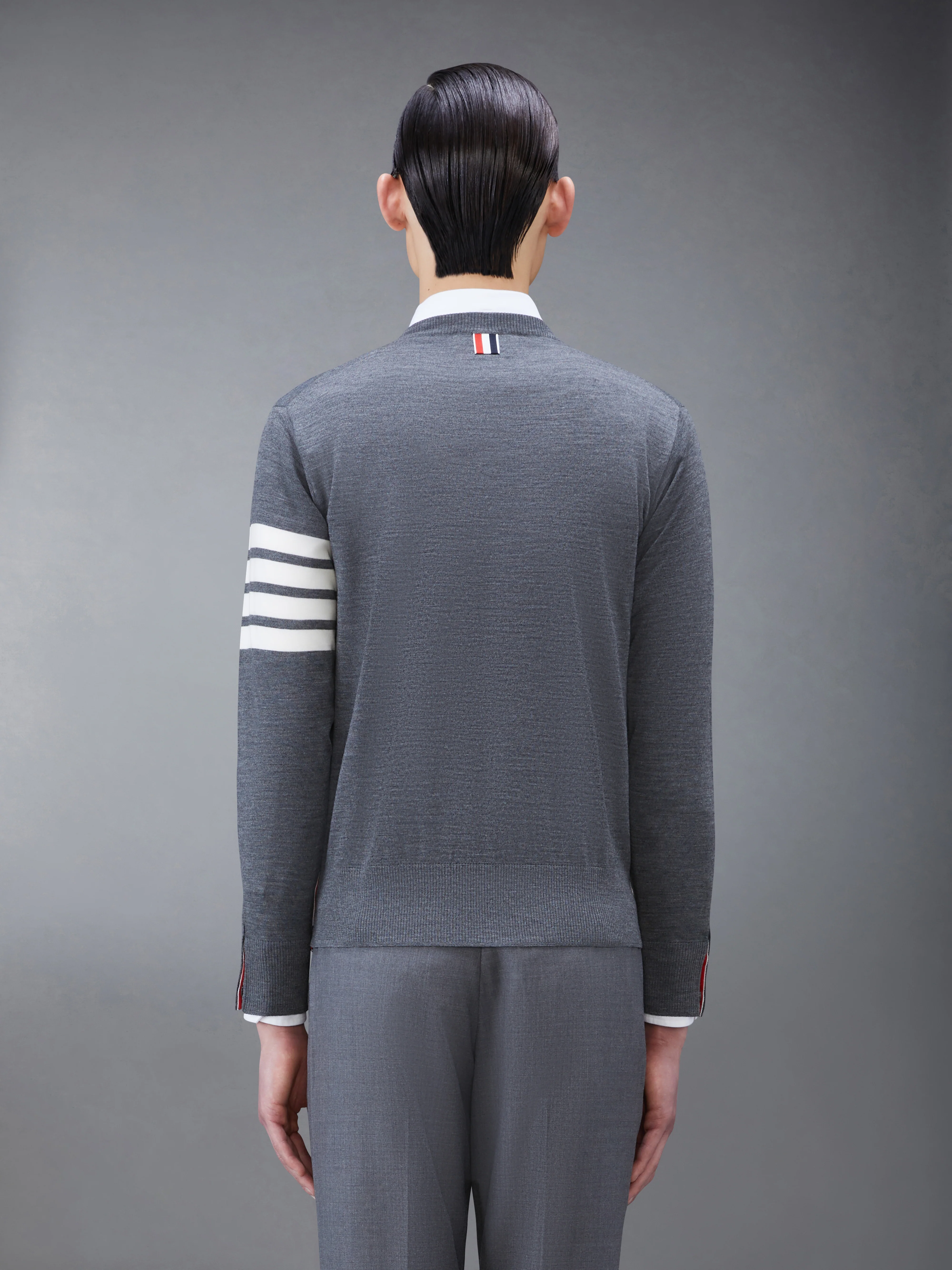 FINE MERINO WOOL 4-BAR PULLOVER - Image 2