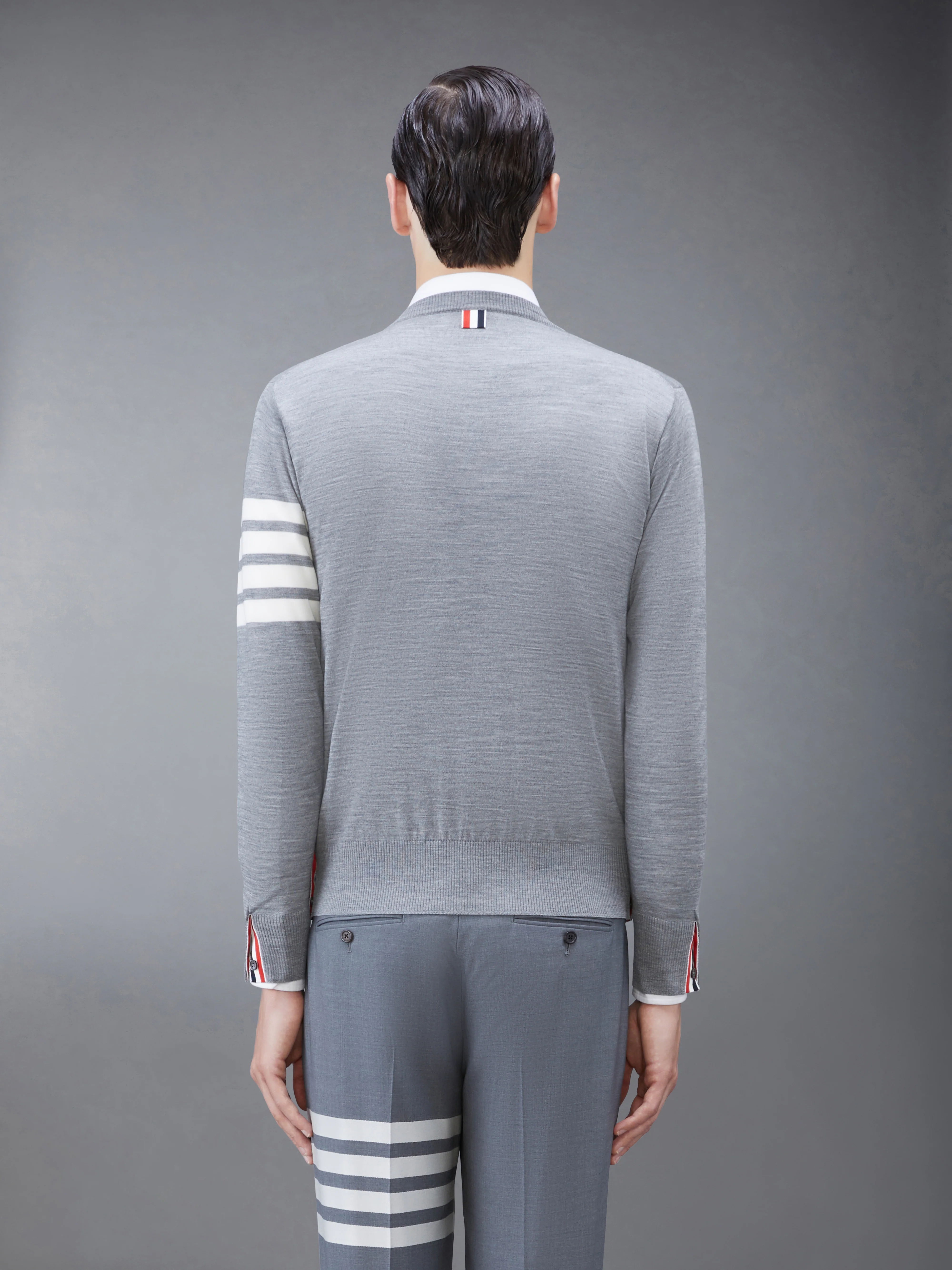 FINE MERINO WOOL 4-BAR PULLOVER - Image 2