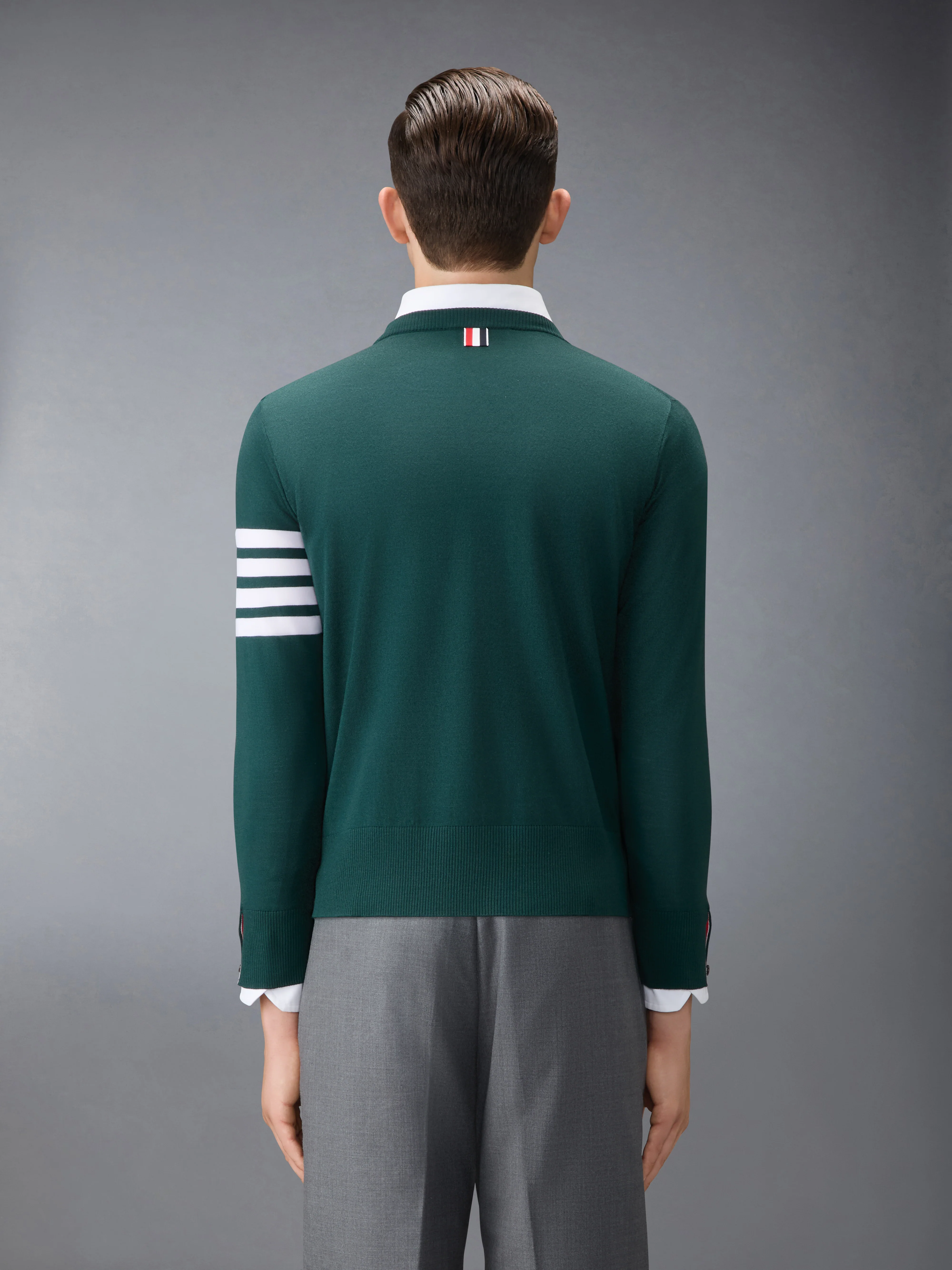 FINE MERINO WOOL 4-BAR PULLOVER - Image 2