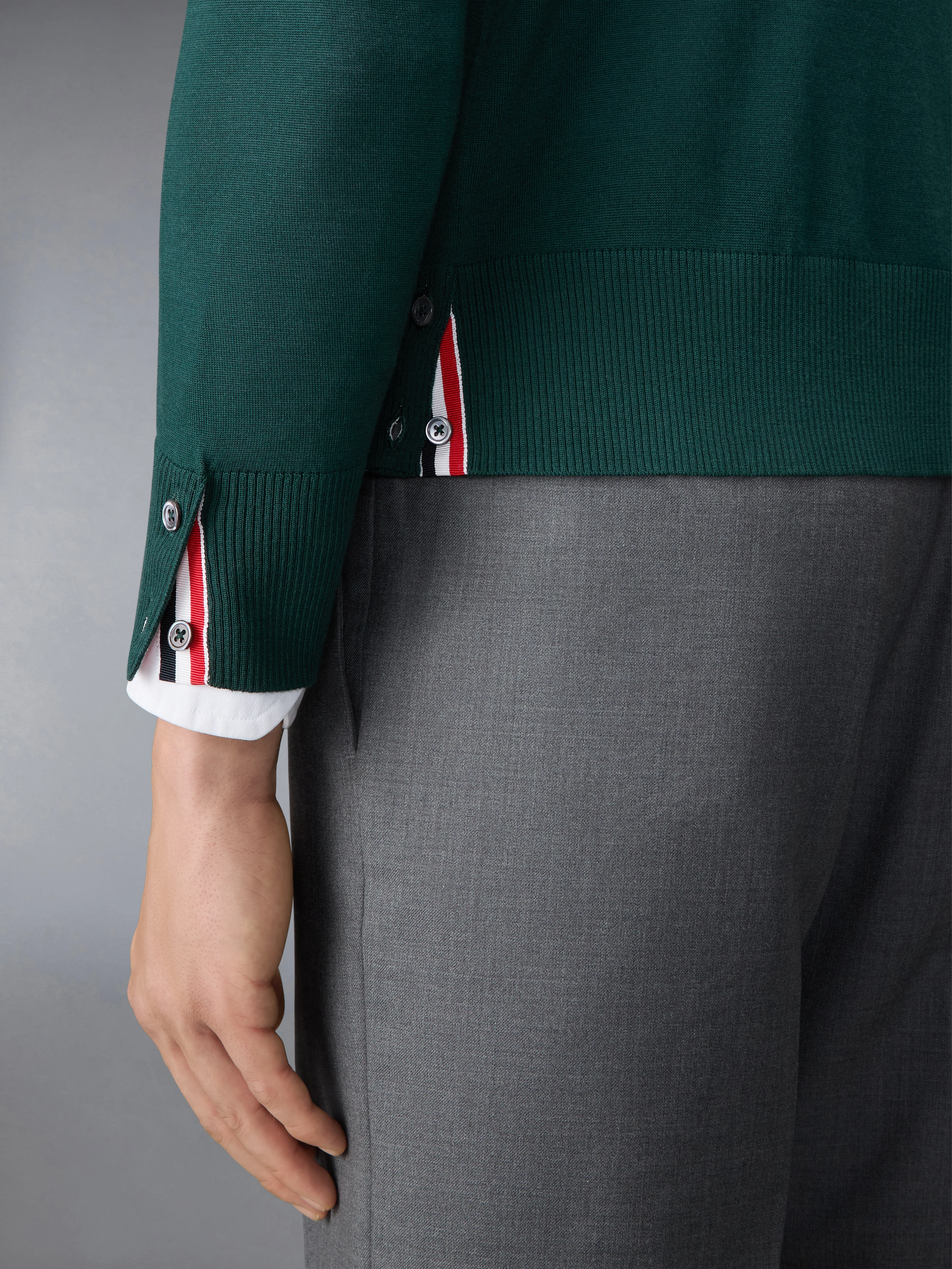 FINE MERINO WOOL 4-BAR PULLOVER - Image 4