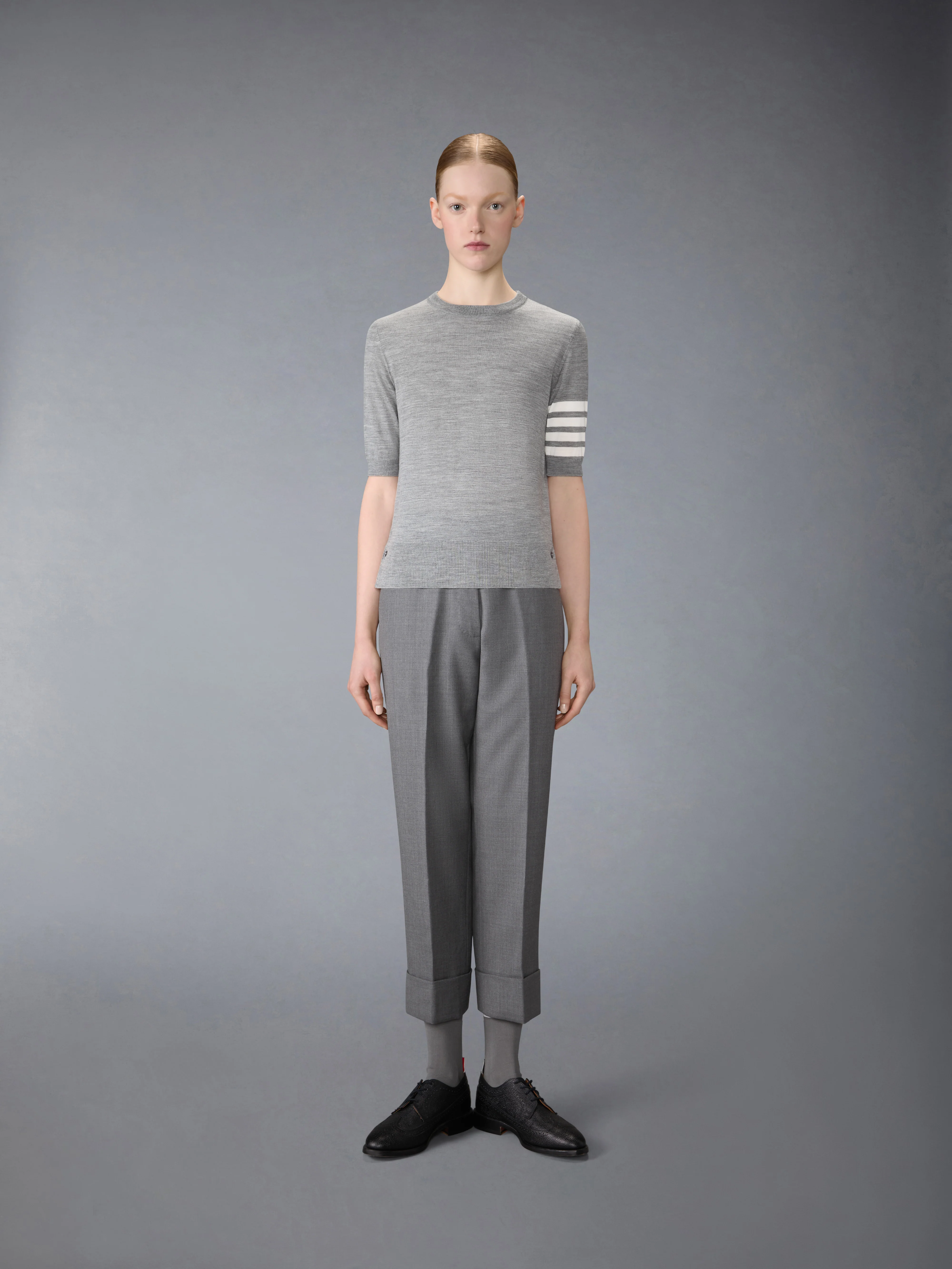 FINE MERINO WOOL 4-BAR TEE - Image 2