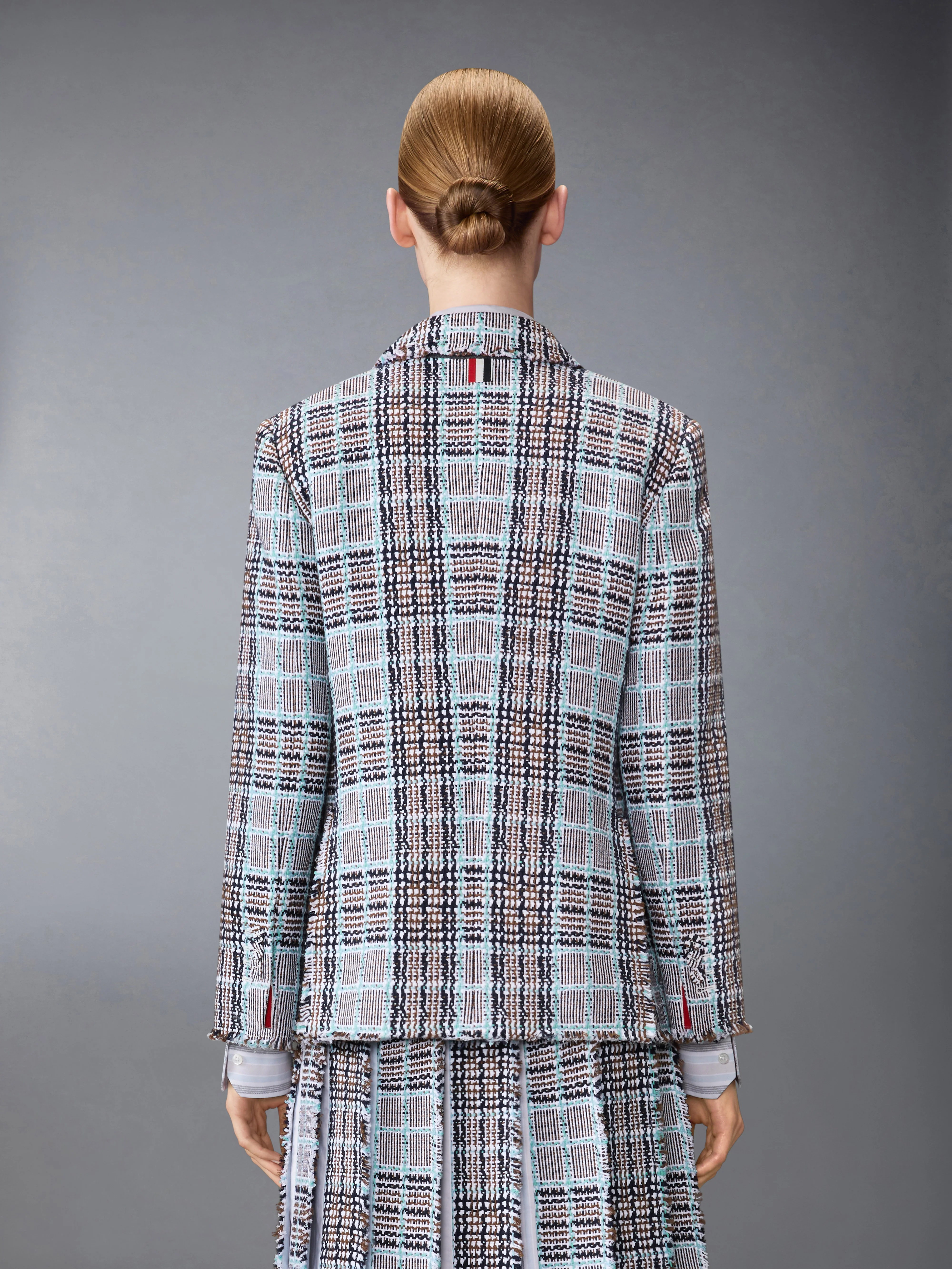 FRAYED PLAID CHECK SUMMER TWEED SPORTCOAT - Image 2