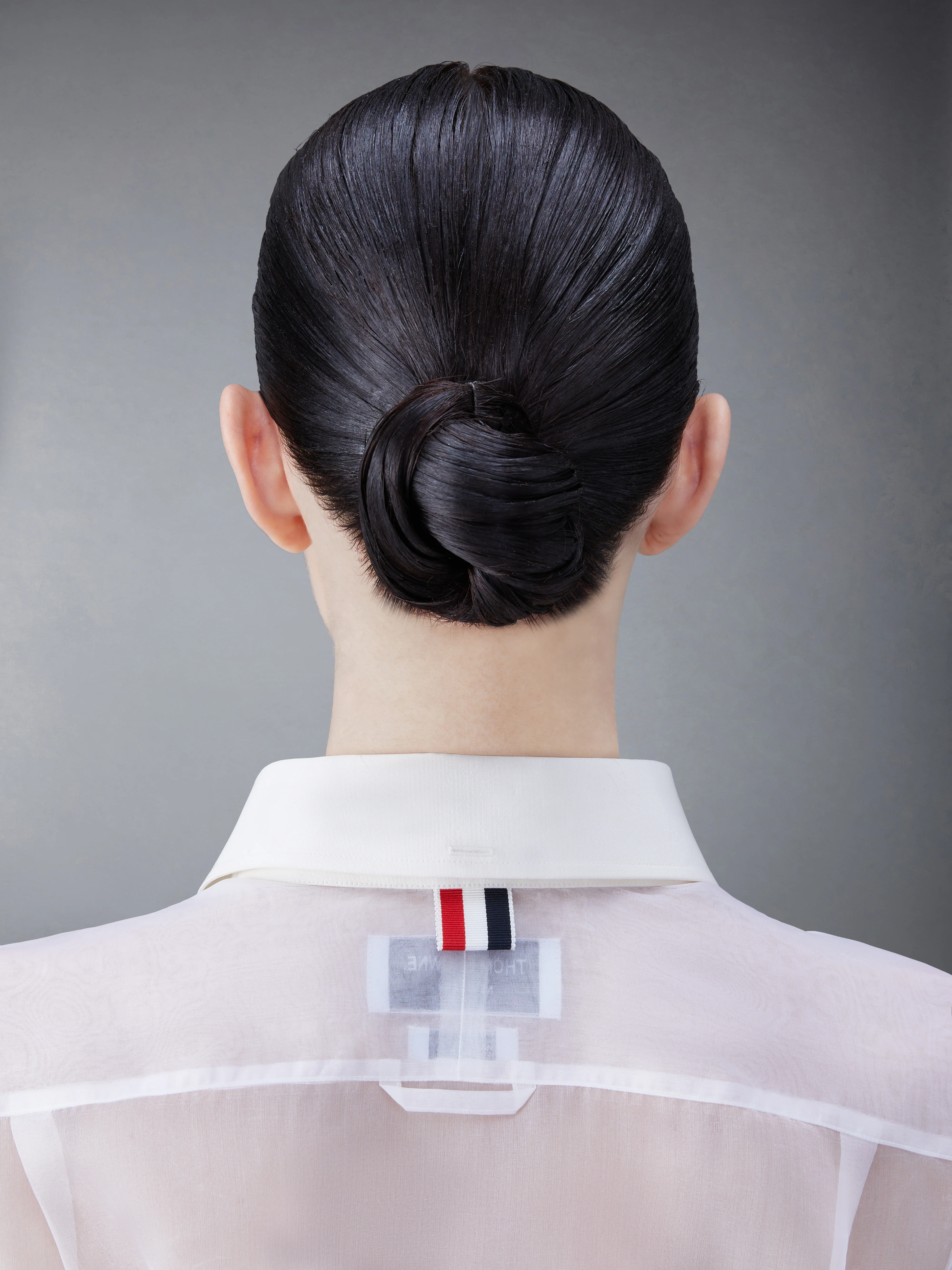 FRENCH CUFF ORGANZA SHIRT - Image 6
