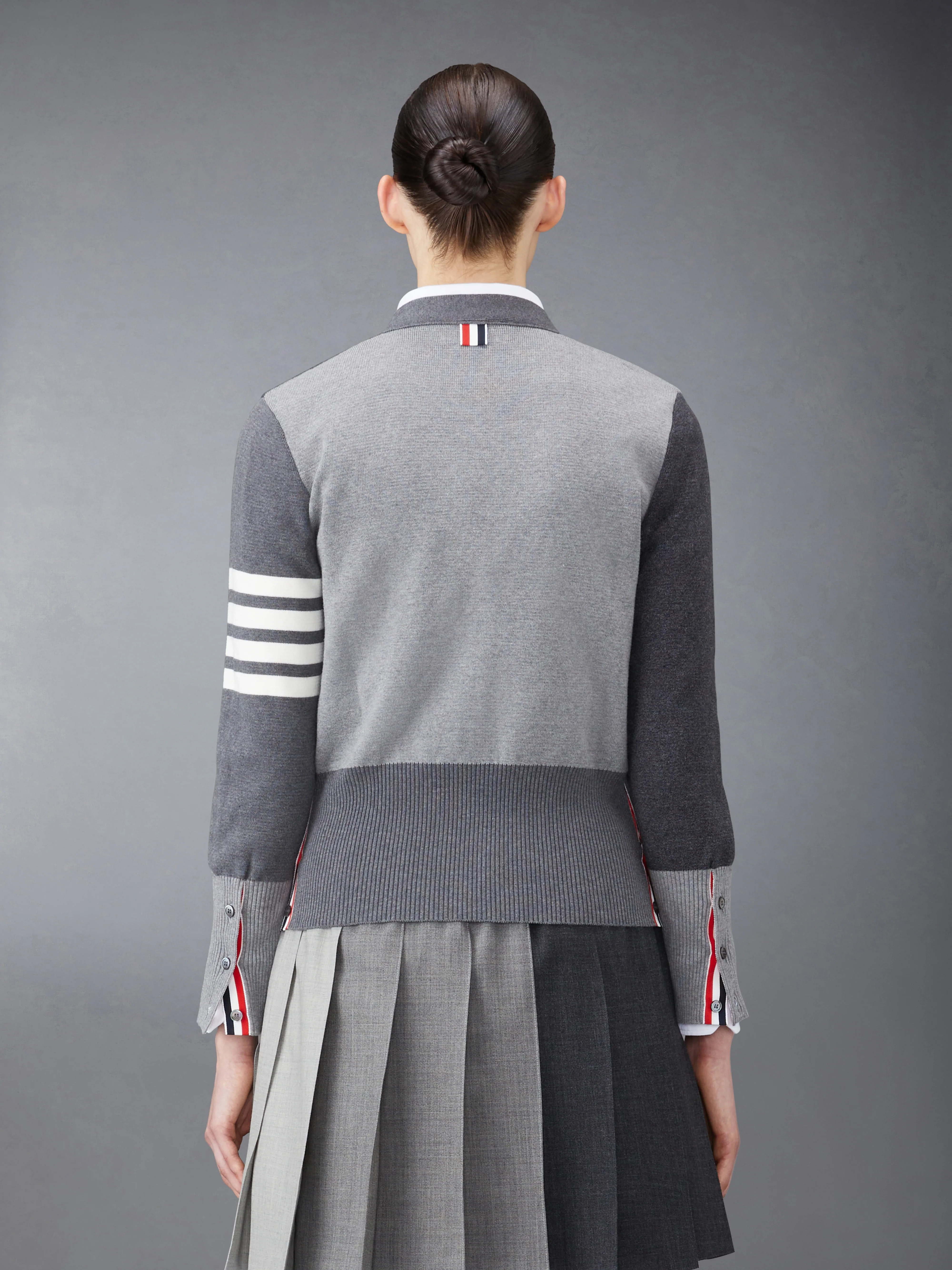 FUNMIX CREPE 4-BAR CARDIGAN - Image 2