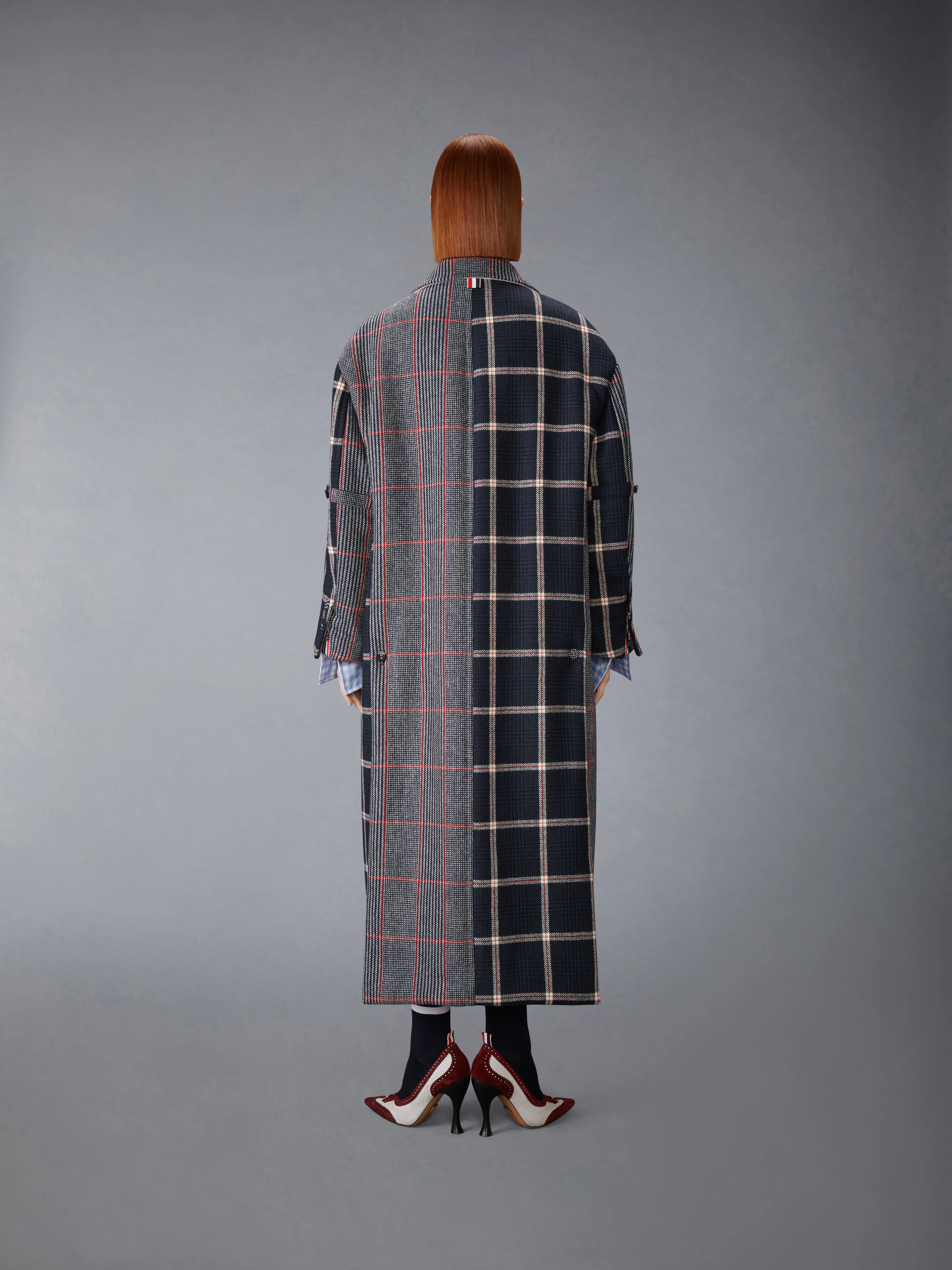 FUNMIX PRINCE OF WALES ARMBAND OVERCOAT - Image 3