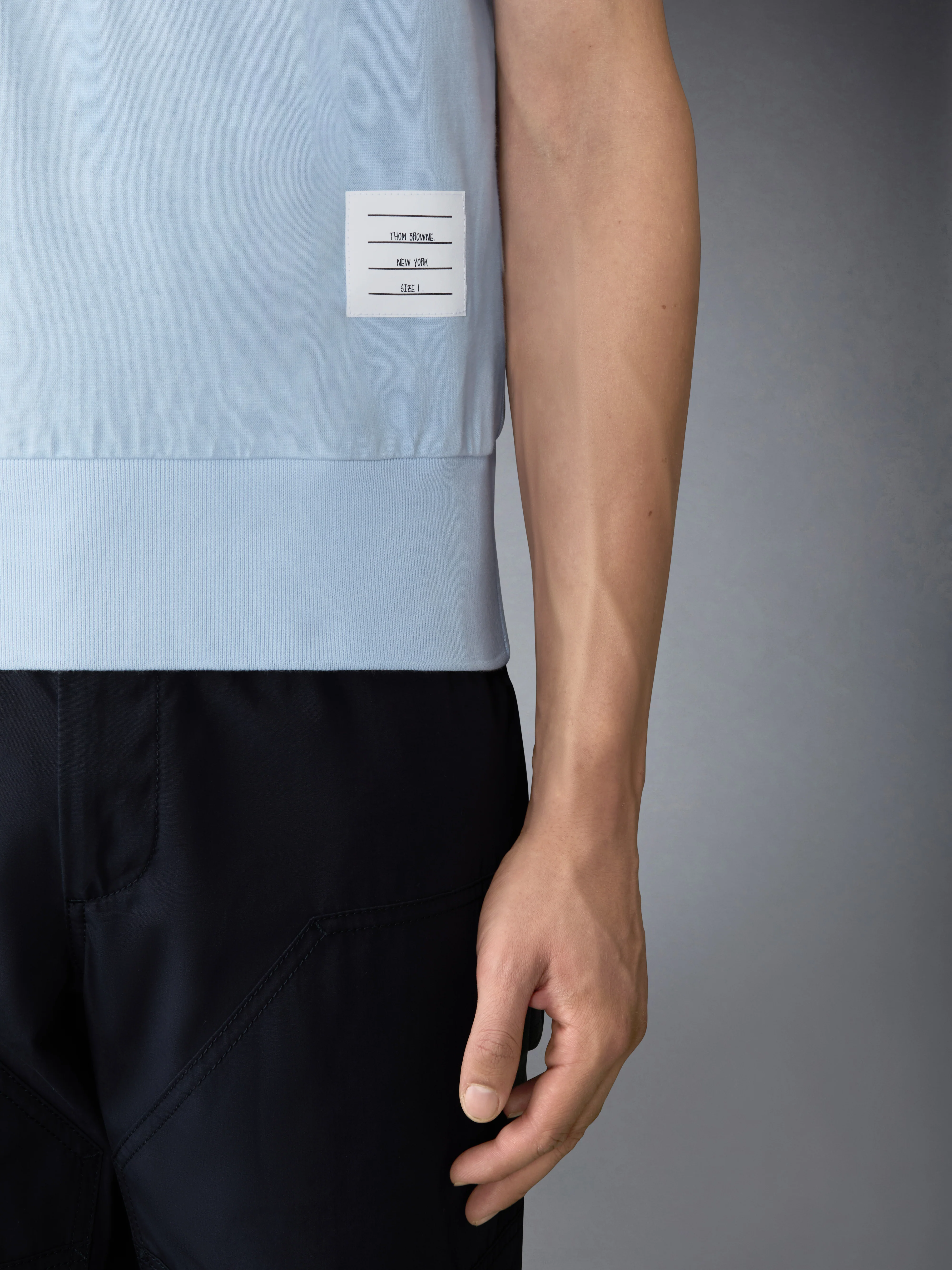 GARMENT OVERDYED JERSEY 4-BAR POLO - Image 4