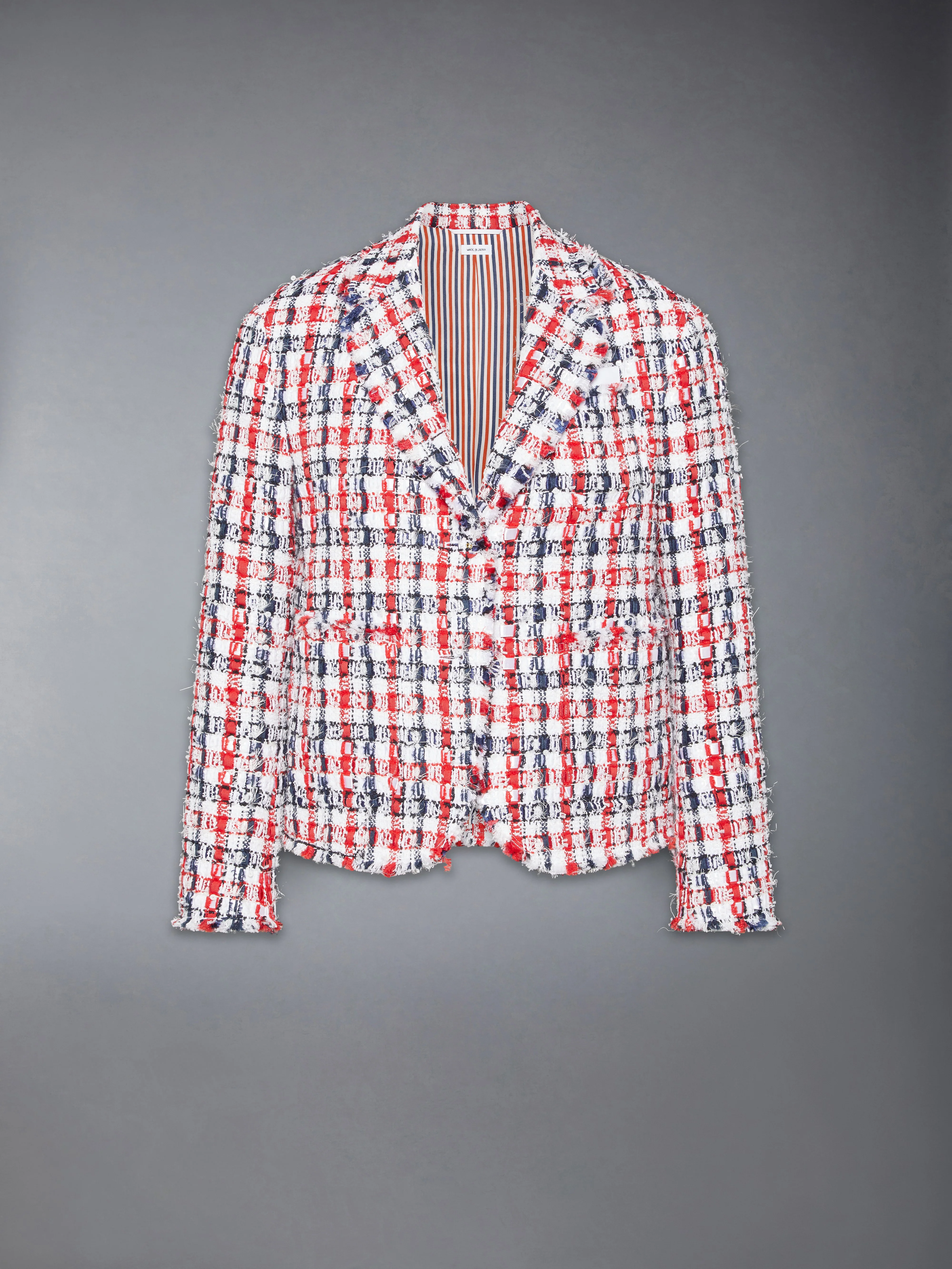 GINGHAM SATIN RIBBON TWEED SPORTCOAT - Image 7