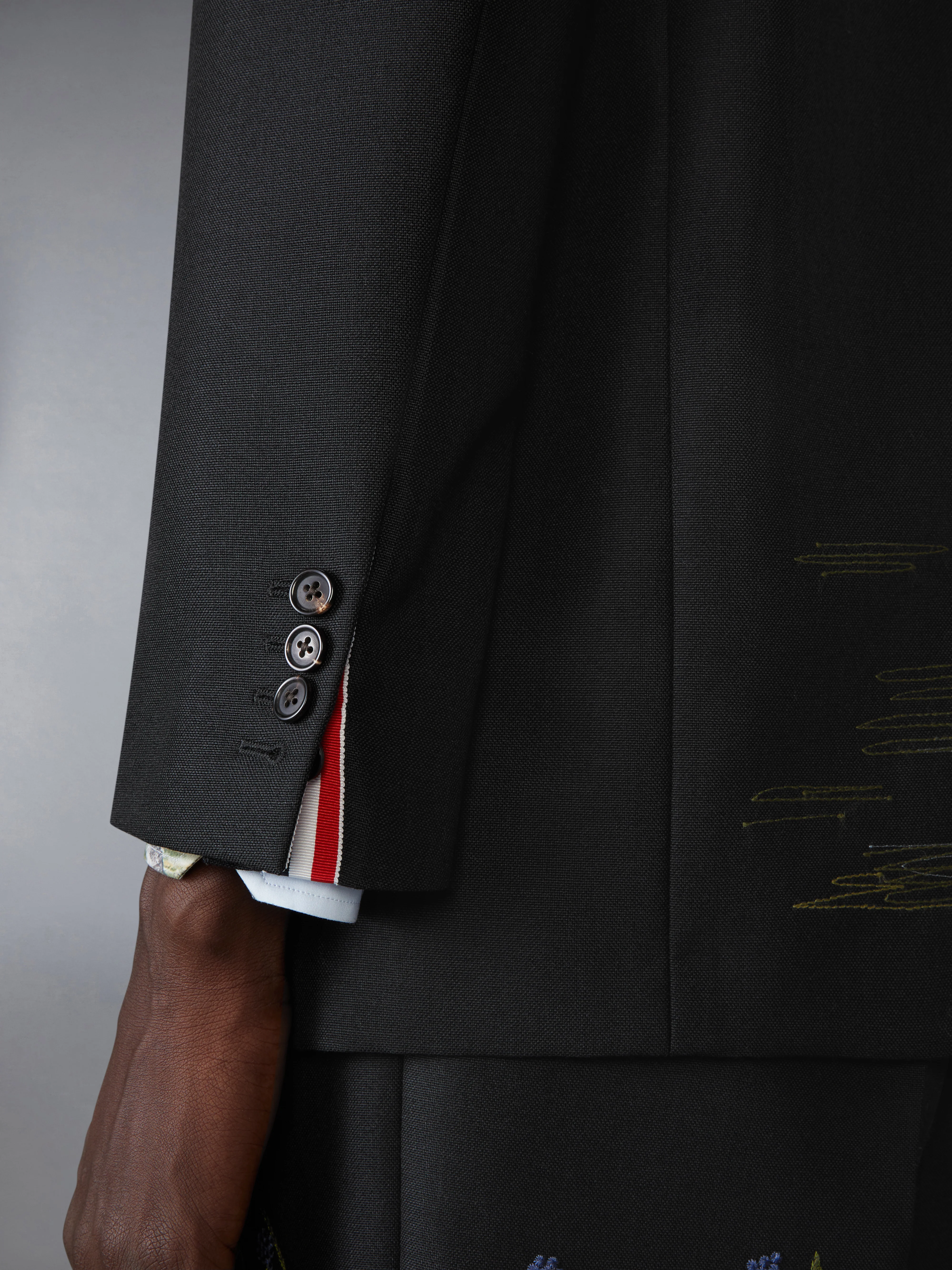 GOOSE SCENIC SATIN STITCH AND EMBROIDERY SPORTCOAT - Image 5