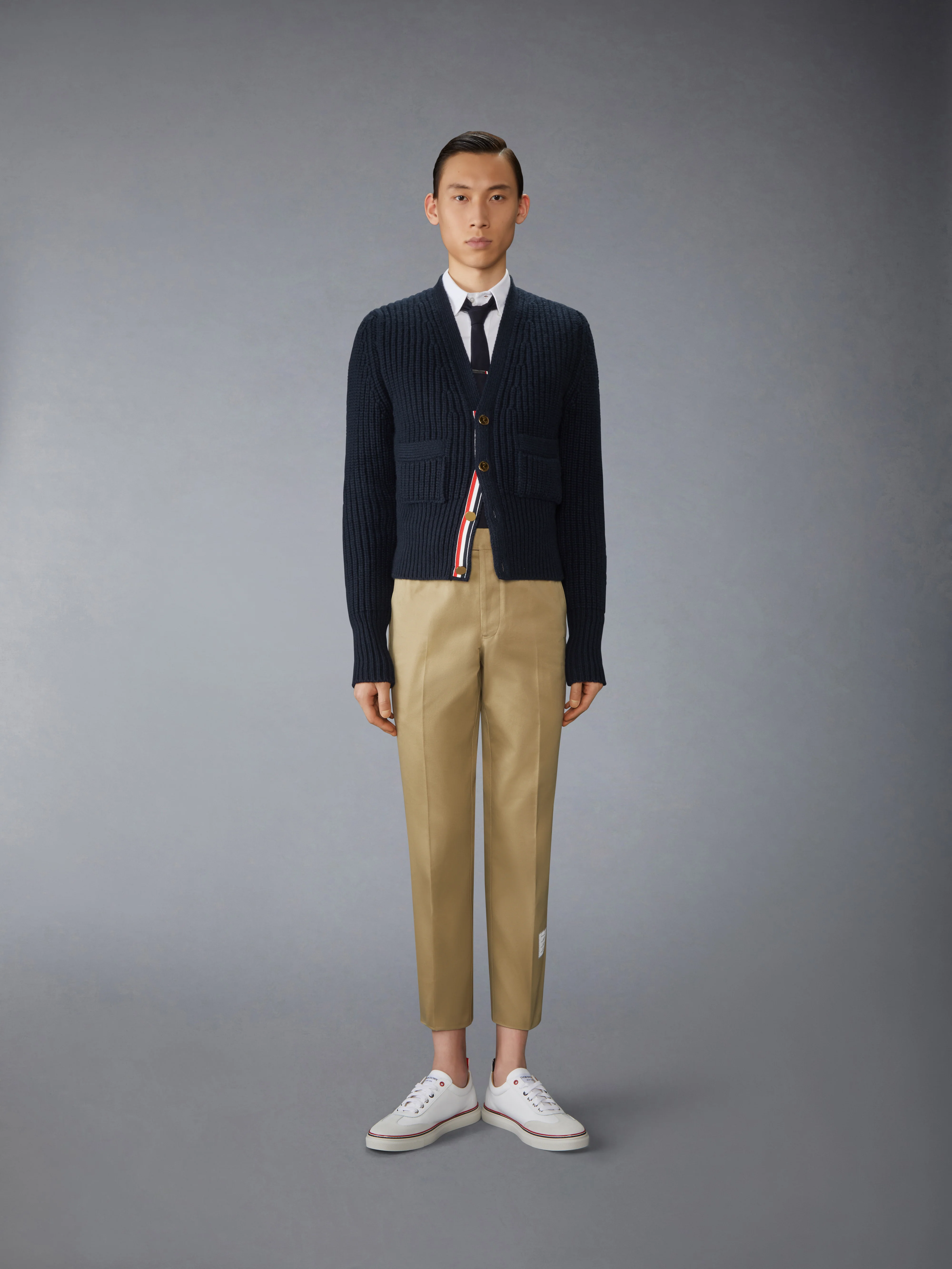 HALF STITCH CASHMERE CARDIGAN - Image 2