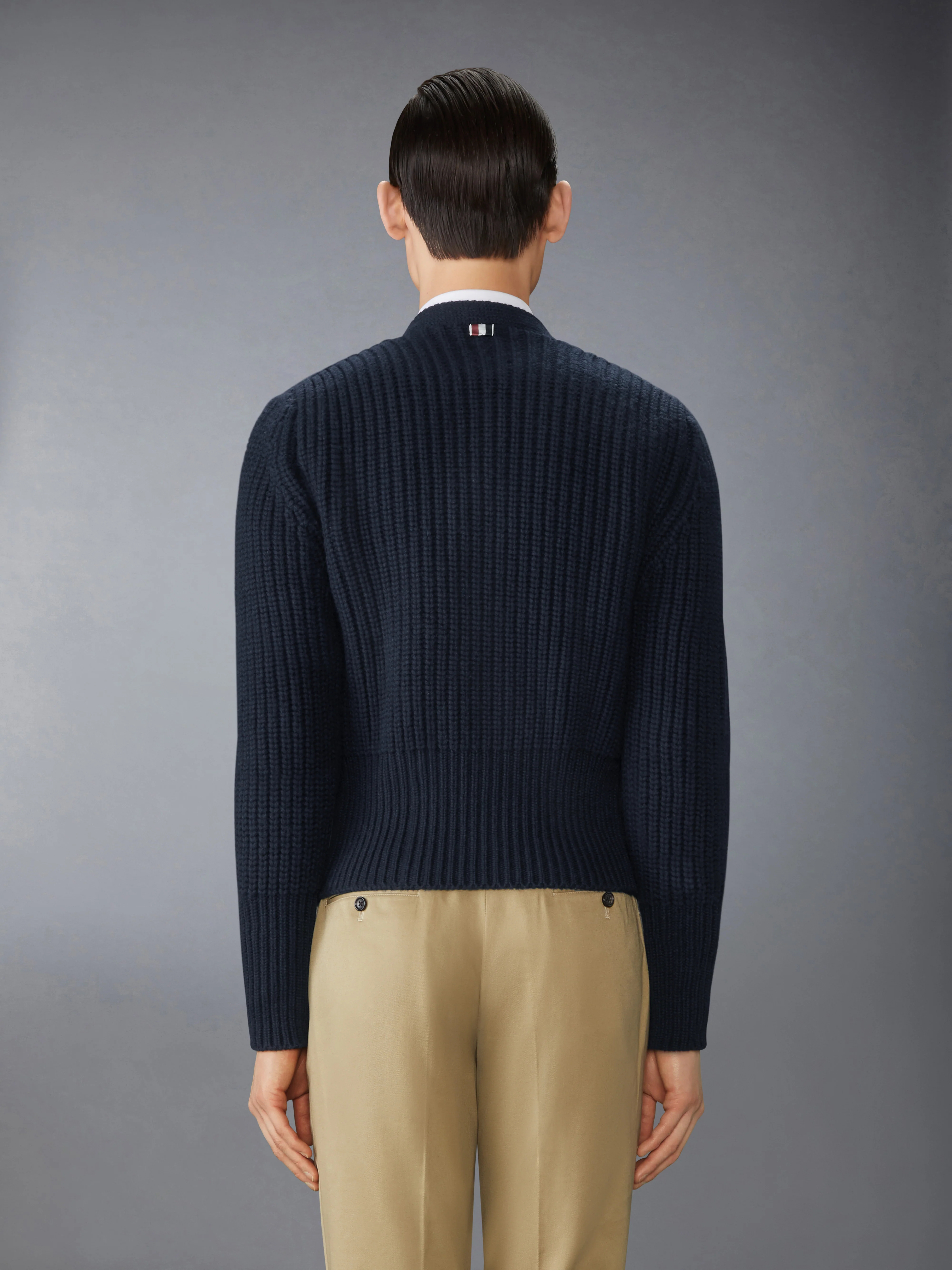 HALF STITCH CASHMERE CARDIGAN - Image 3