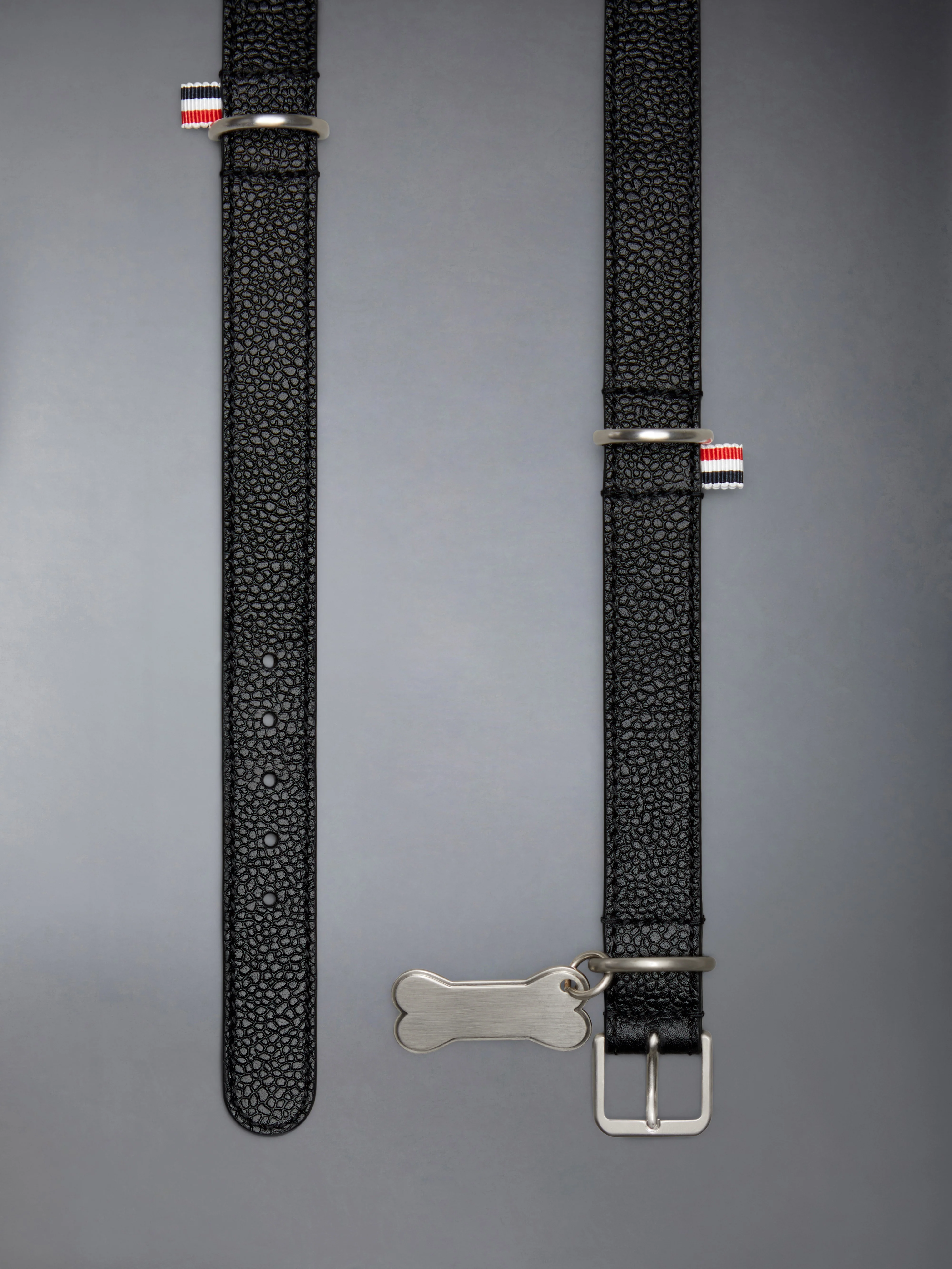HECTOR BROWNE BONE TAG PEBBLE GRAIN DOG COLLAR - Image 3
