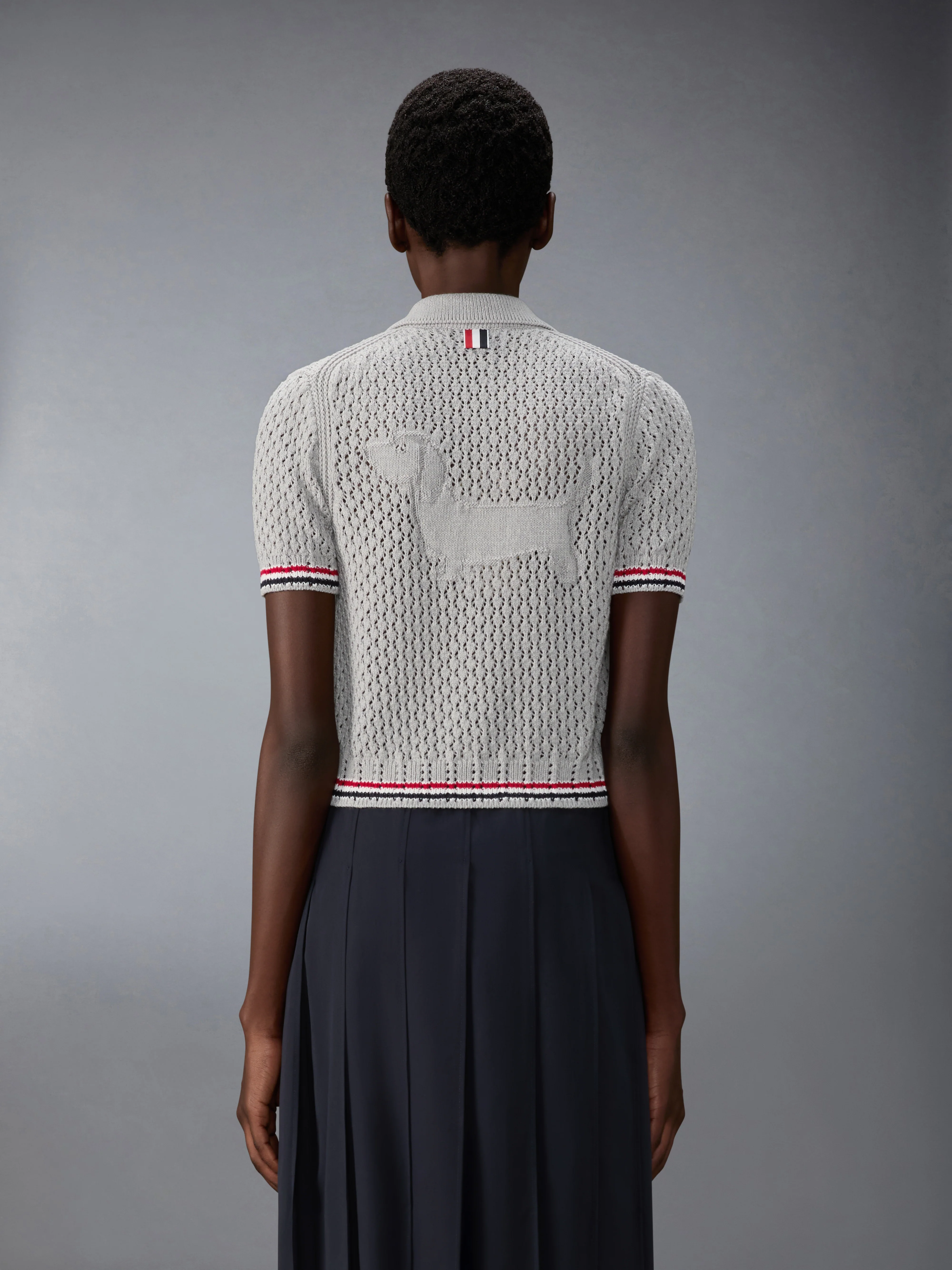 HECTOR POINTELLE SHORT SLEEVE CARDIGAN - Image 2
