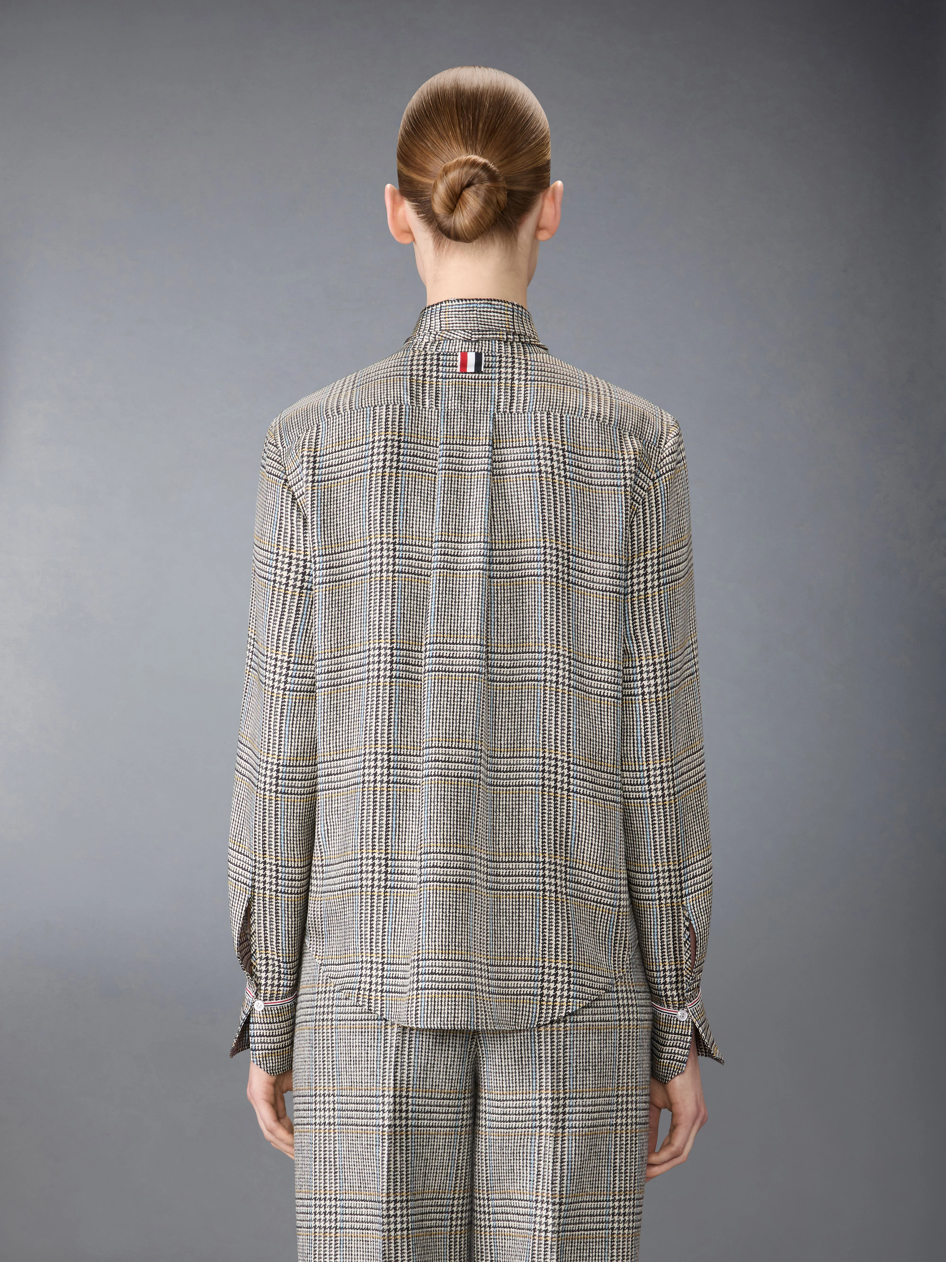 HUNTING TWEED SILK TWILL SHIRT - Image 3