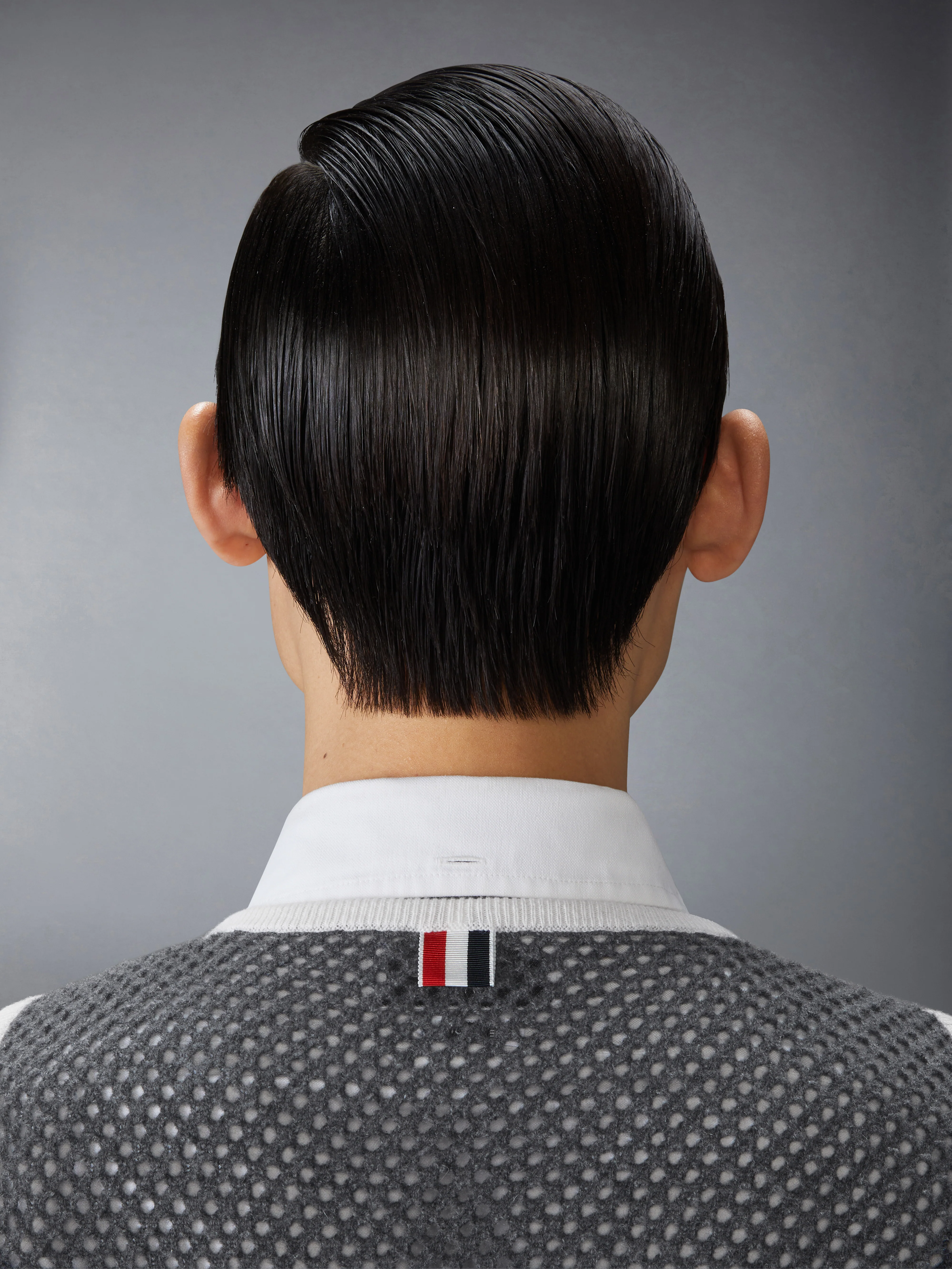 INTARSIA CASHMERE MESH BASKETBALL JERSEY - Image 10