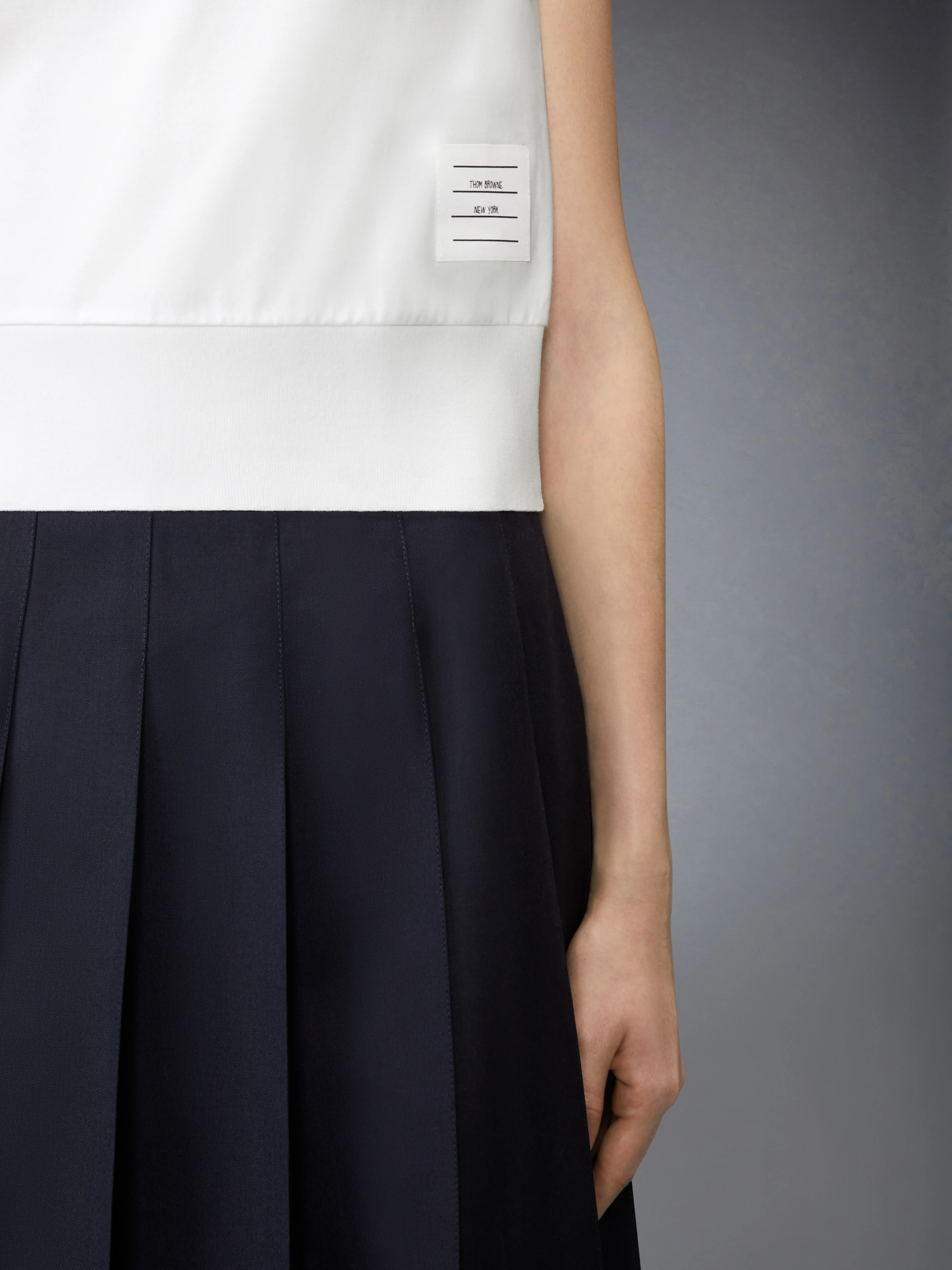 JERSEY EMBROIDERY SLEEVELESS POLO - Image 6
