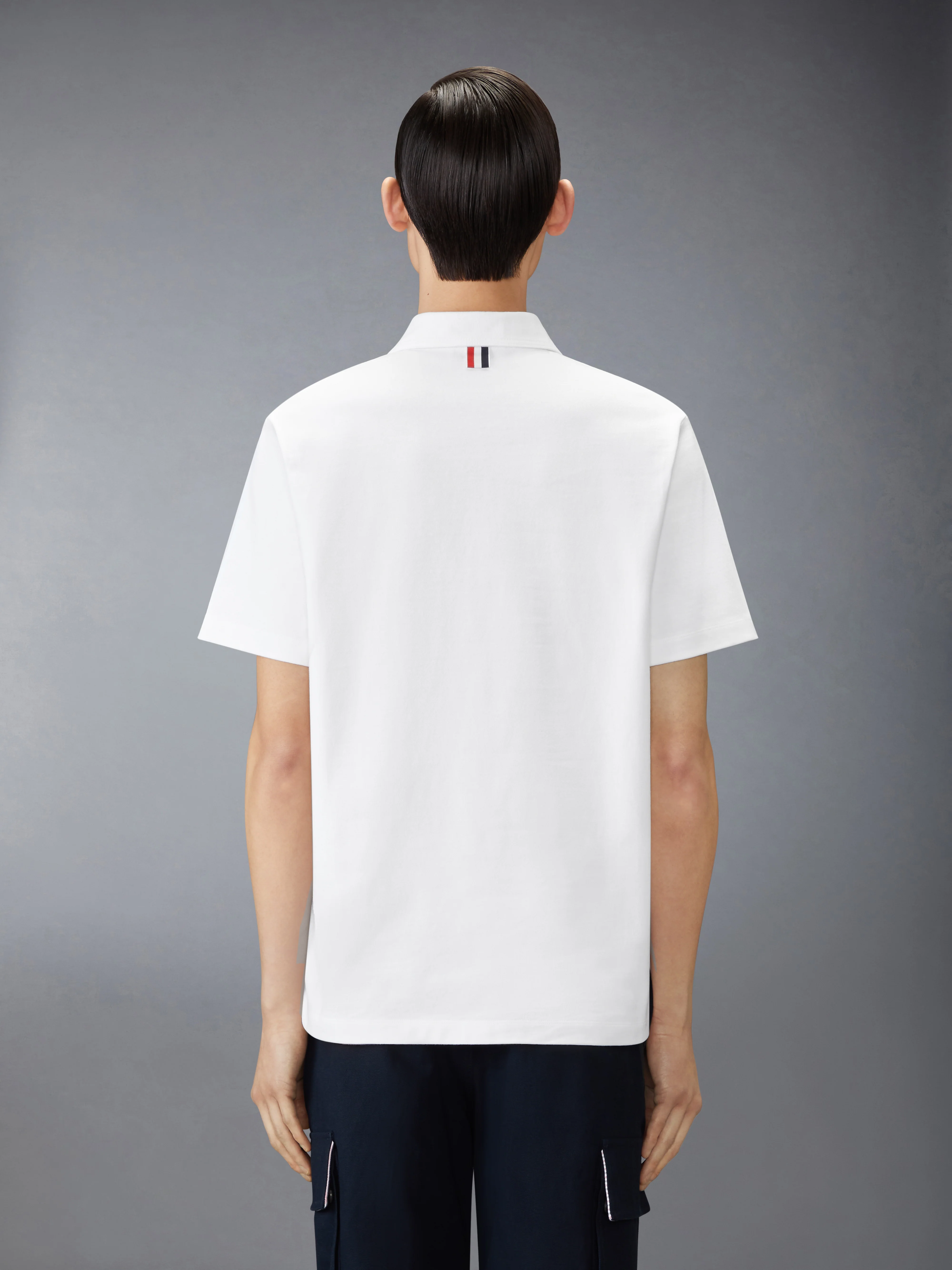 JERSEY RWB STRIPE OVERSIZED POLO - Image 2