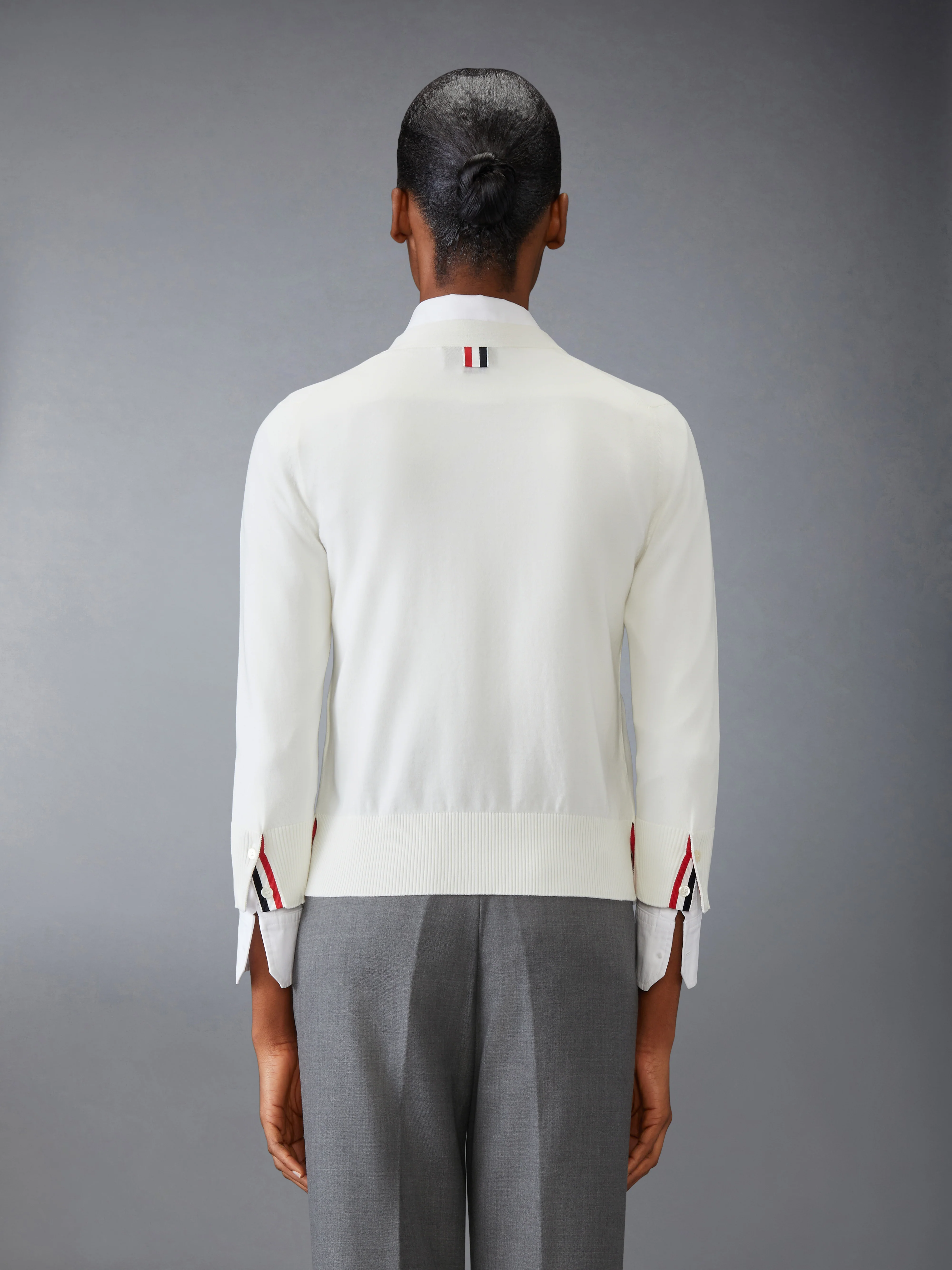 JERSEY STITCH 4-BAR CARDIGAN - Image 2