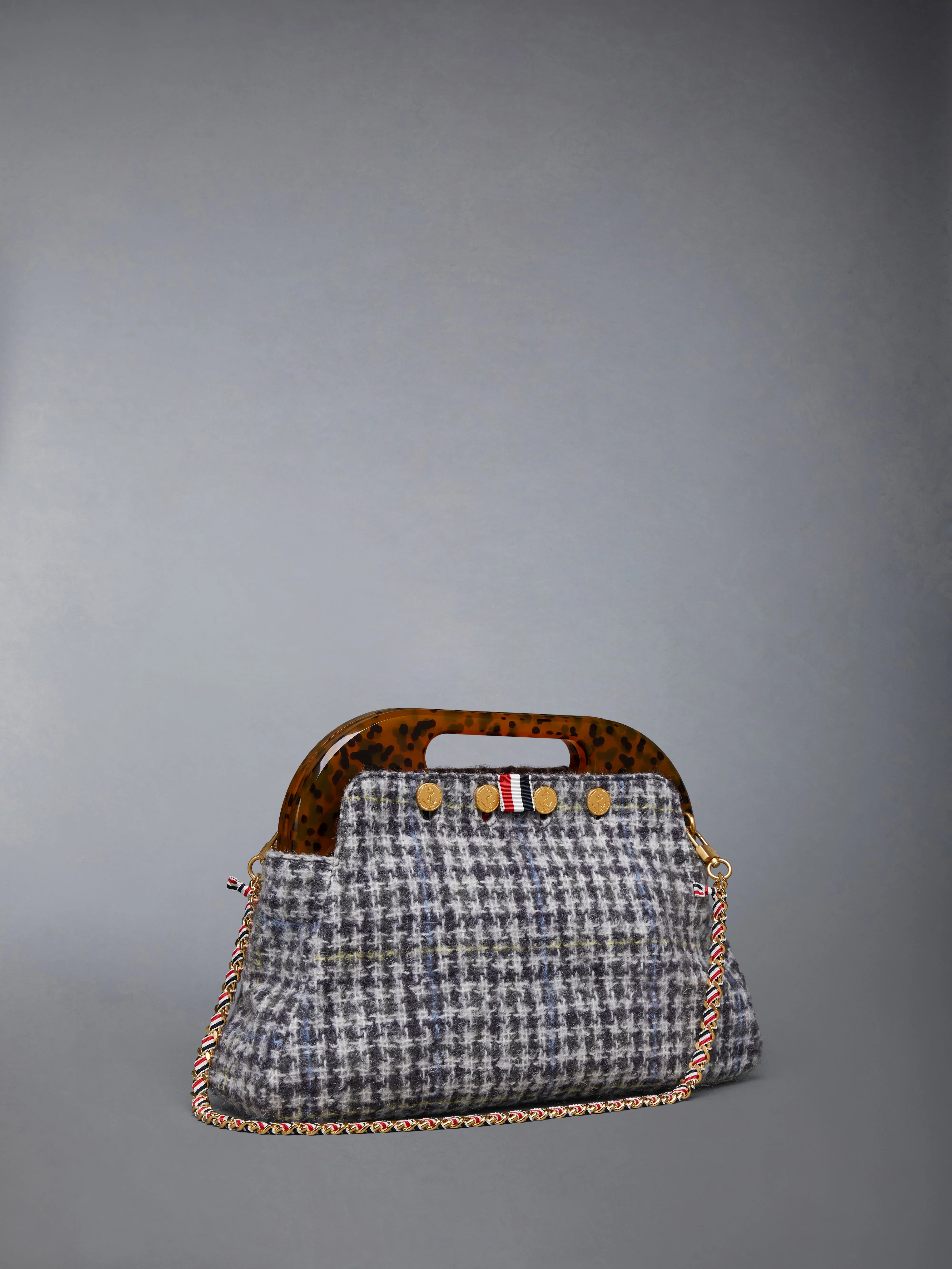 JR. TEVIOT BAG IN GUNCLUB CHECK MOHAIR - Image 2