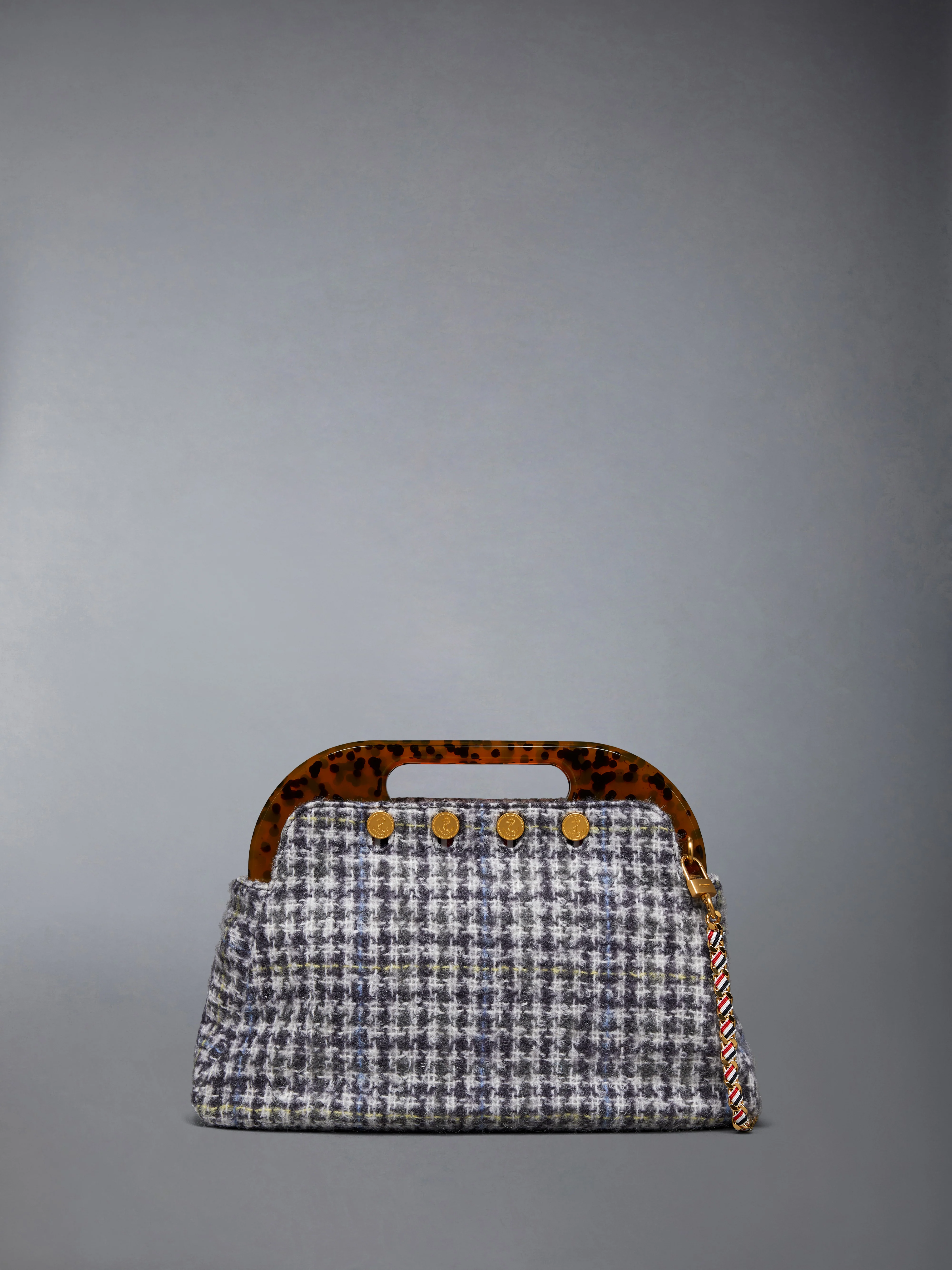 JR. TEVIOT BAG IN GUNCLUB CHECK MOHAIR - Image 3