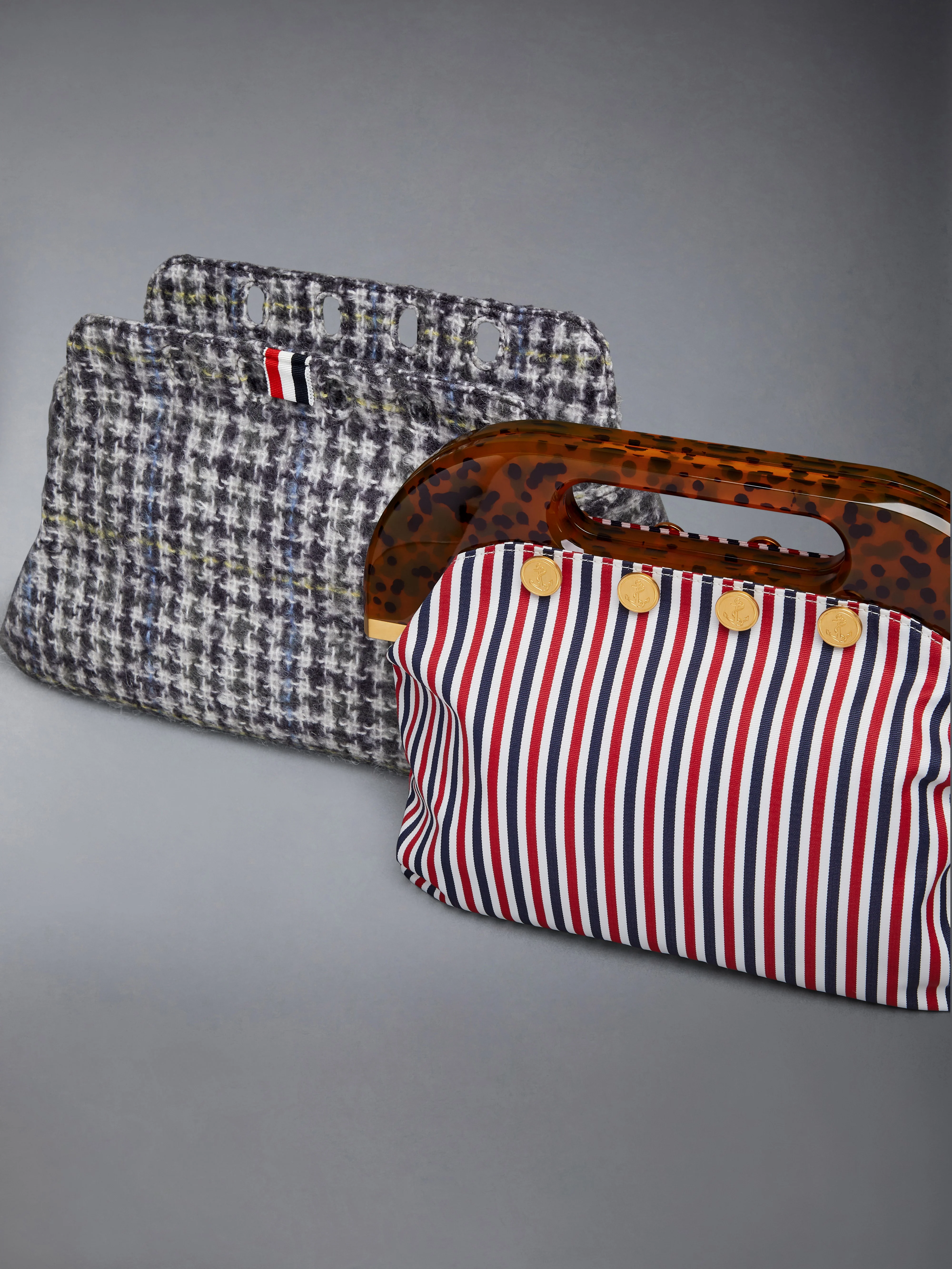JR. TEVIOT BAG IN GUNCLUB CHECK MOHAIR - Image 7