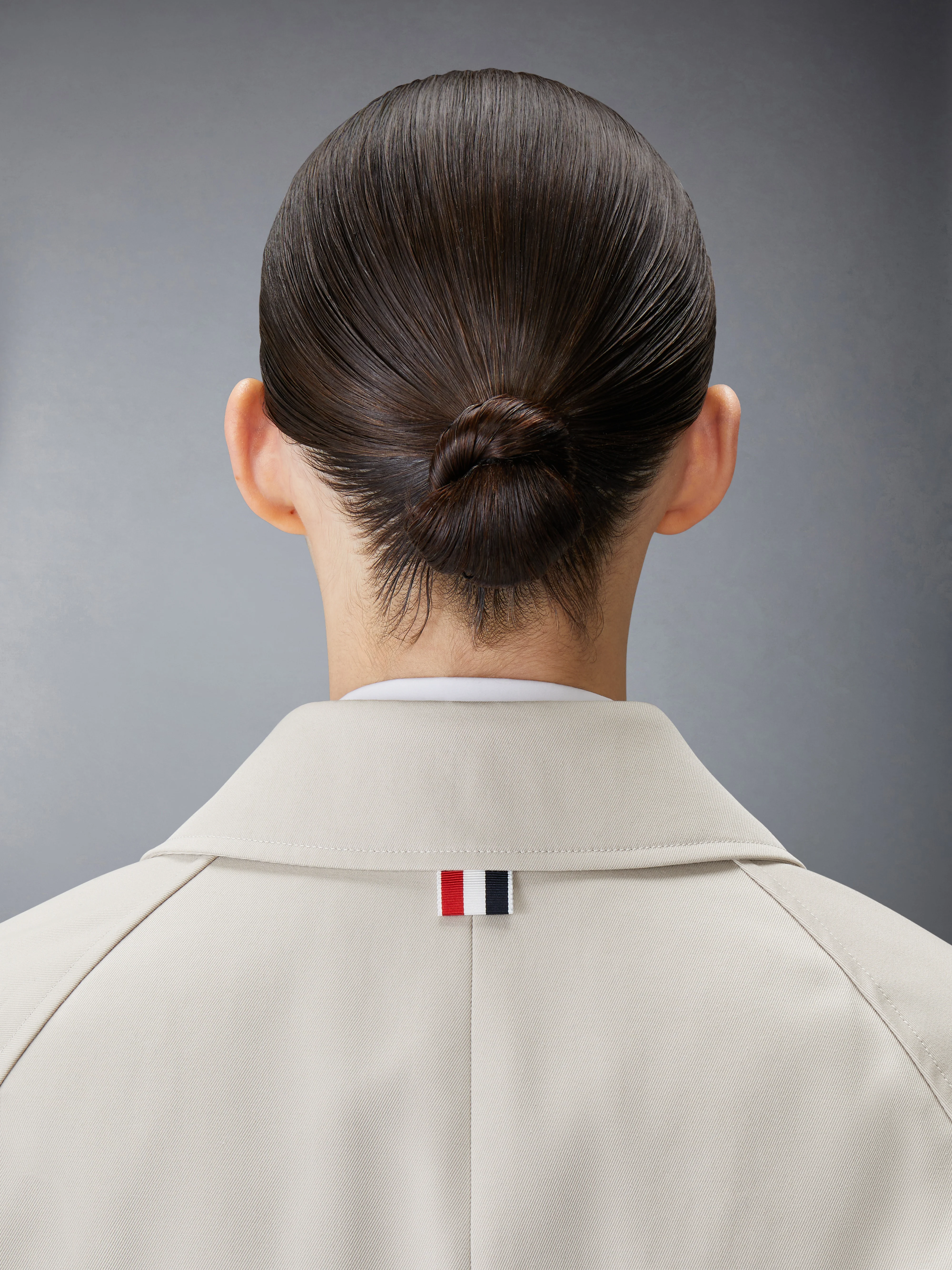 WATERPROOF COTTON TWILL RAGLAN TRENCH OVERCOAT - Image 6