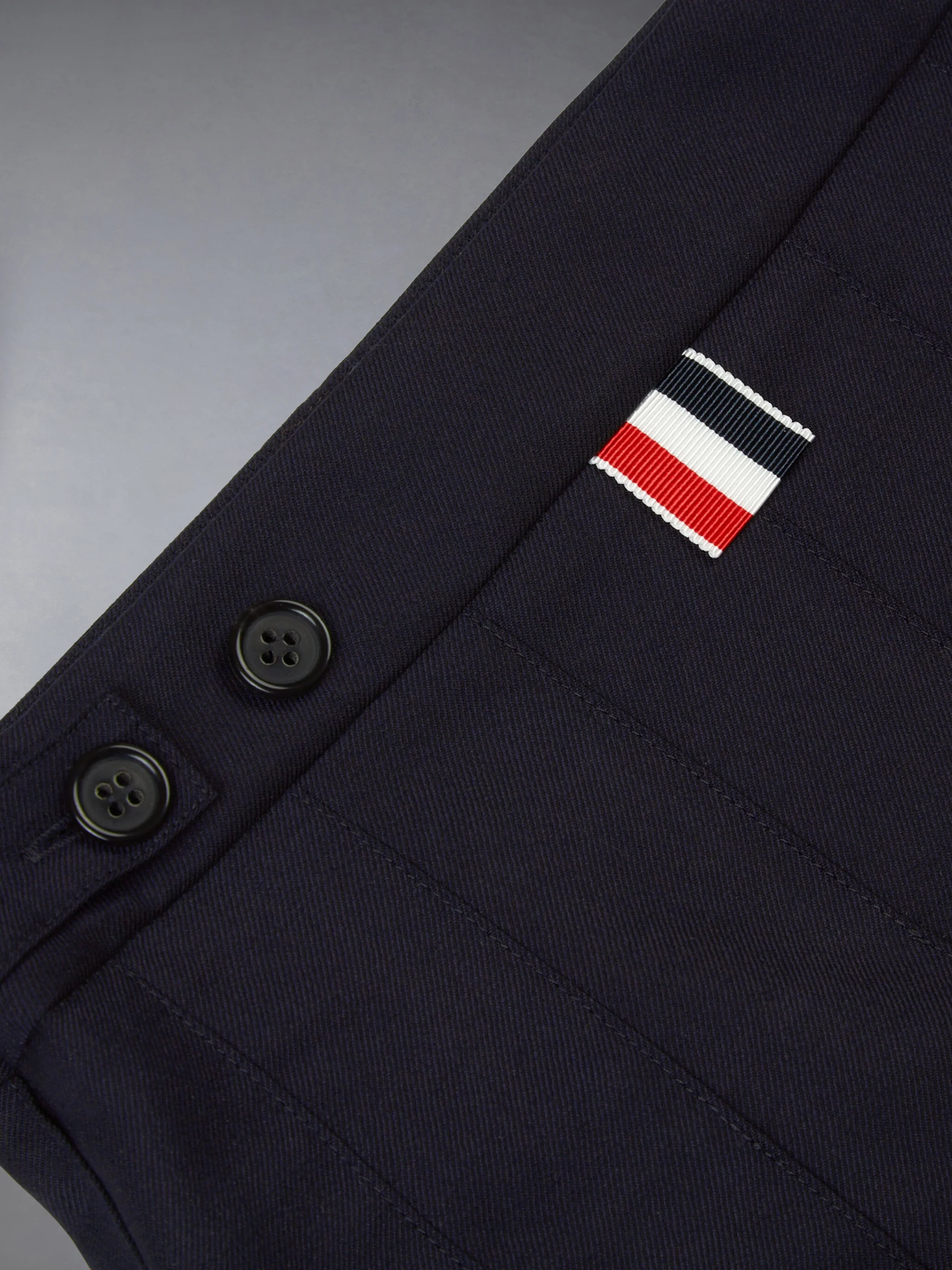 KID'S TWILL WOOL MINI PLEATED SKIRT - Image 3