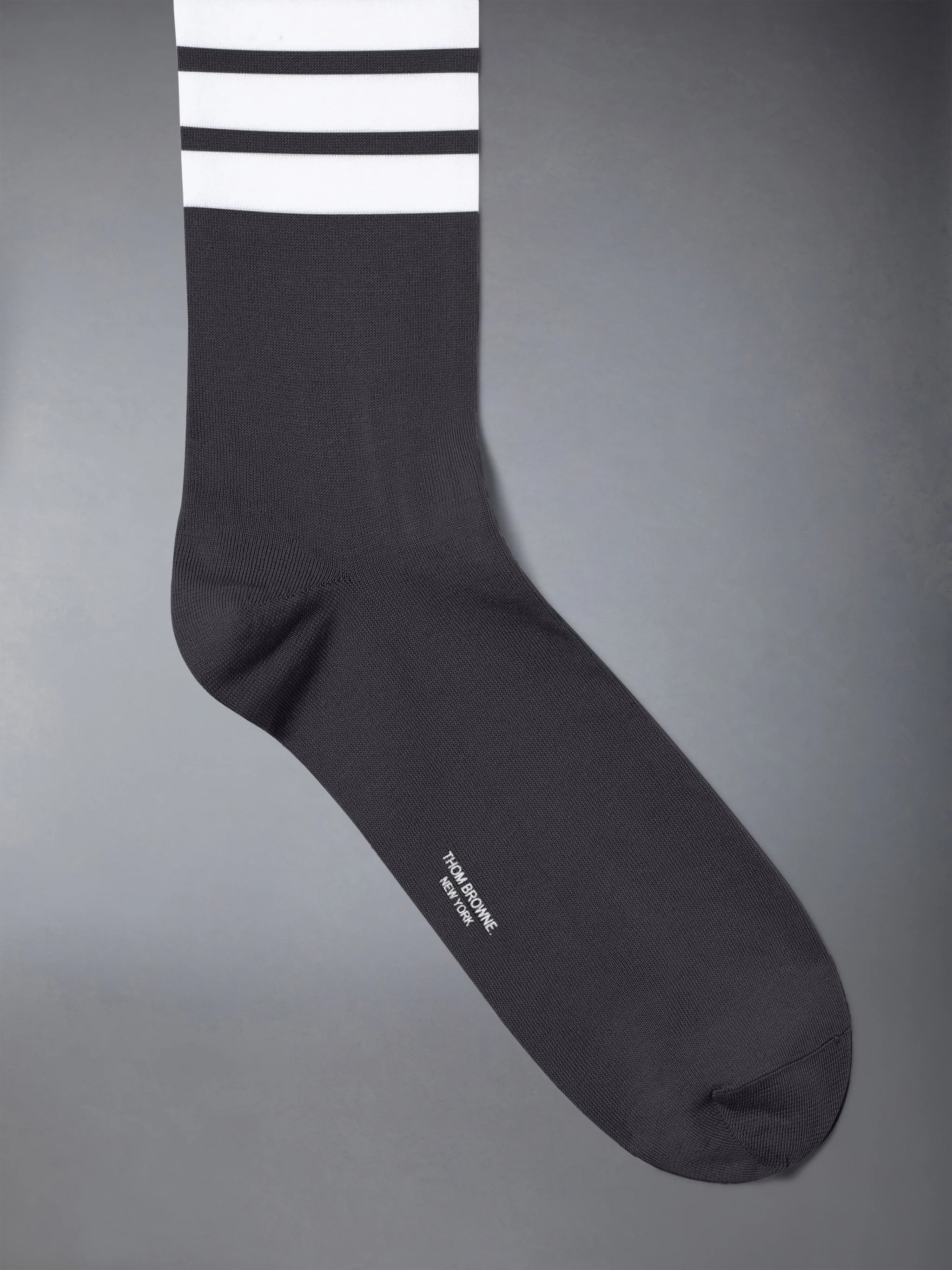 LIGHTWEIGHT COTTON 4-BAR MID CALF SOCKS - Image 2