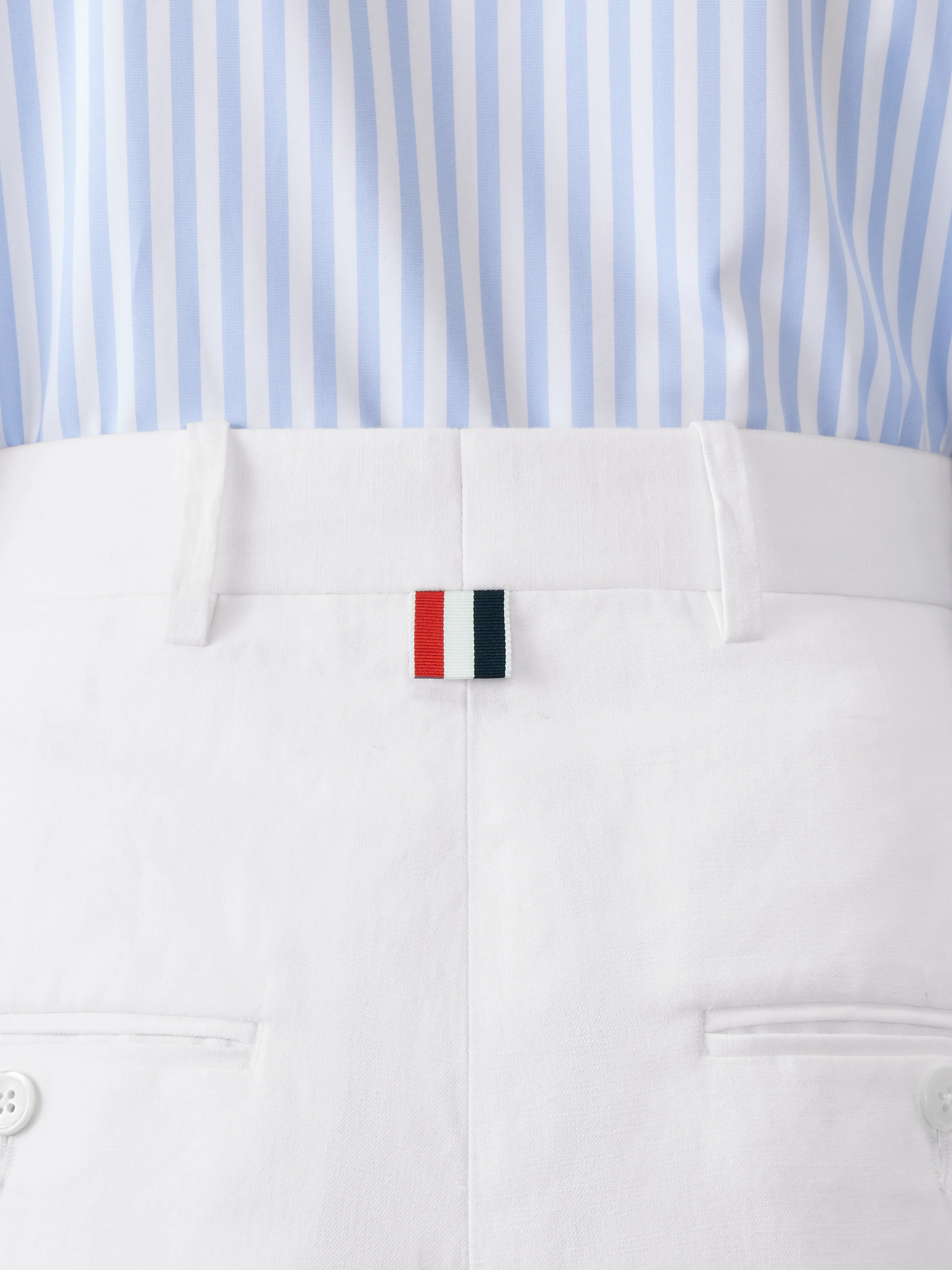 LINEN COTTON HIGH WAISTED TROUSER - Image 4
