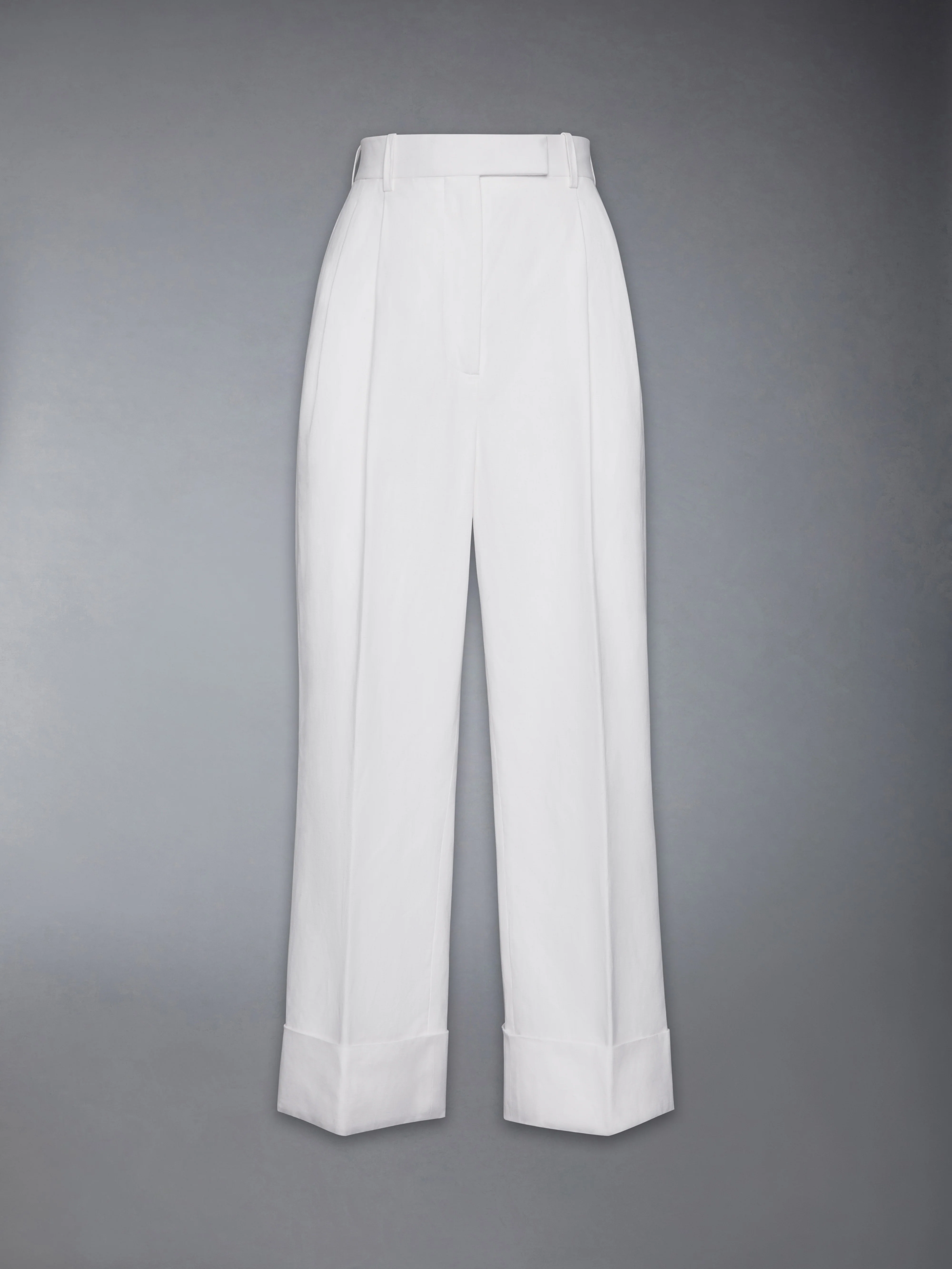 LINEN COTTON HIGH WAISTED TROUSER - Image 5
