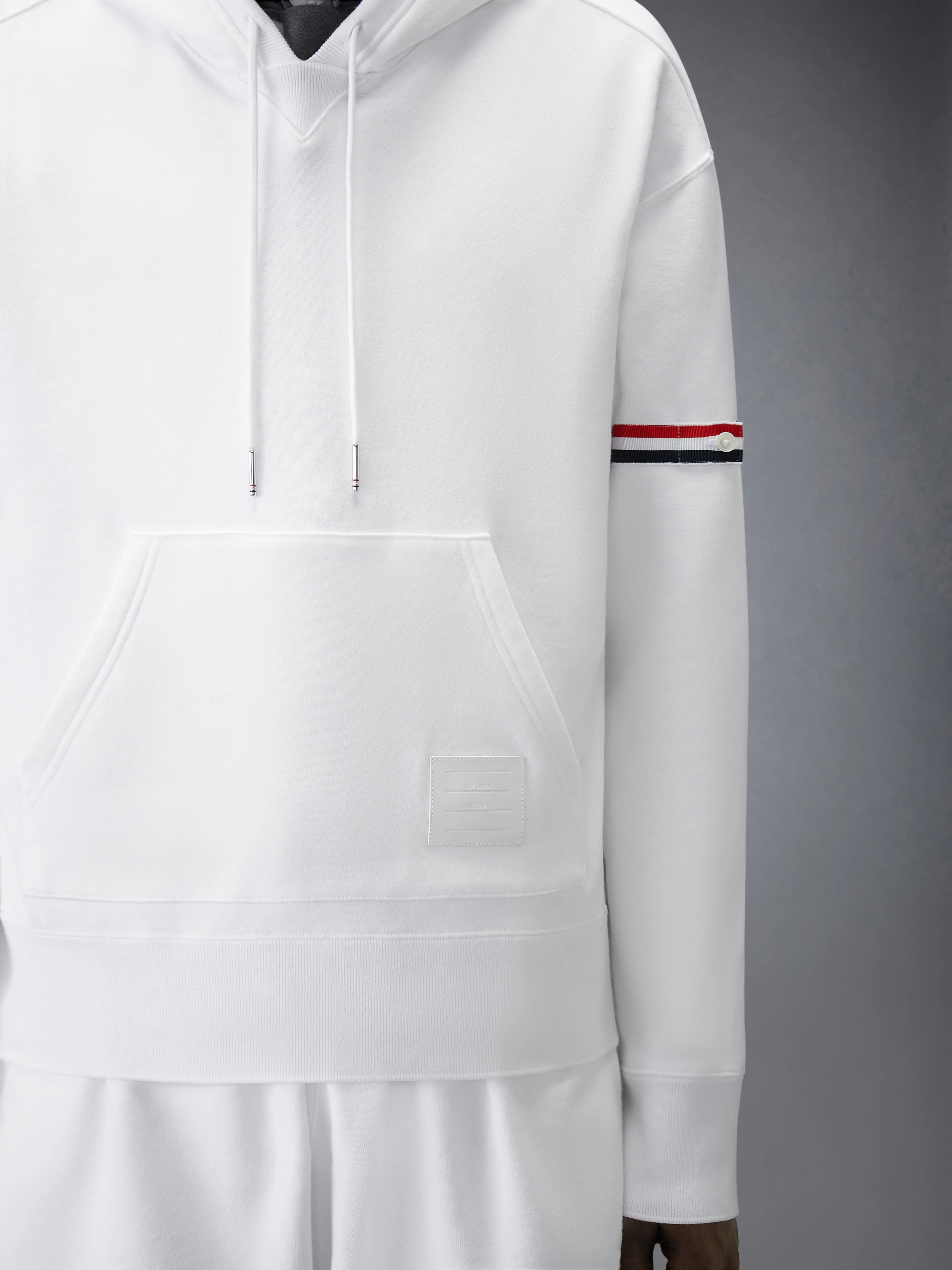 LOOPBACK JERSEY ARMBAND OVERSIZED HOODIE - Image 4