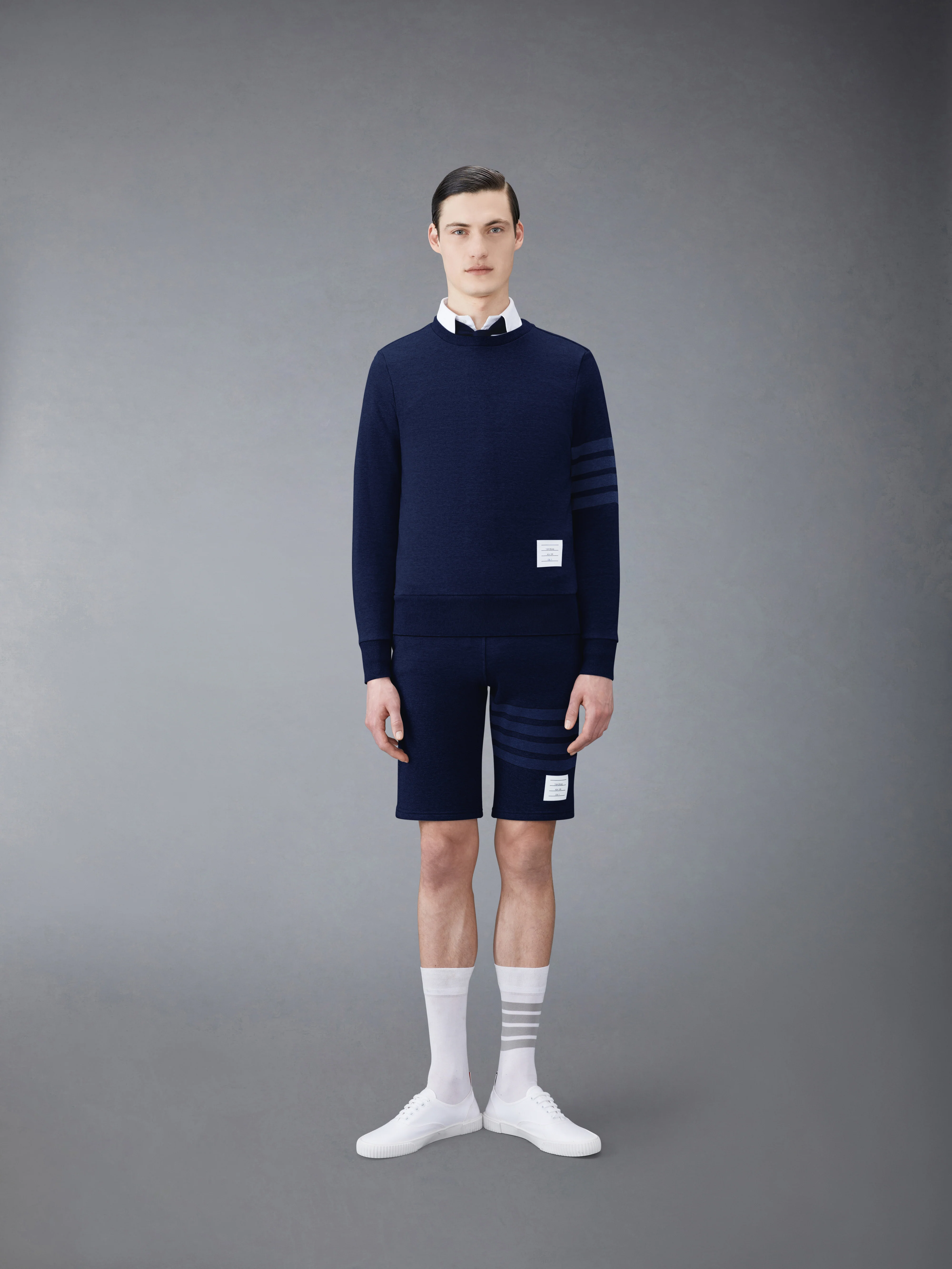 LOOPBACK TONAL 4-BAR SWEATSHORTS - Image 4