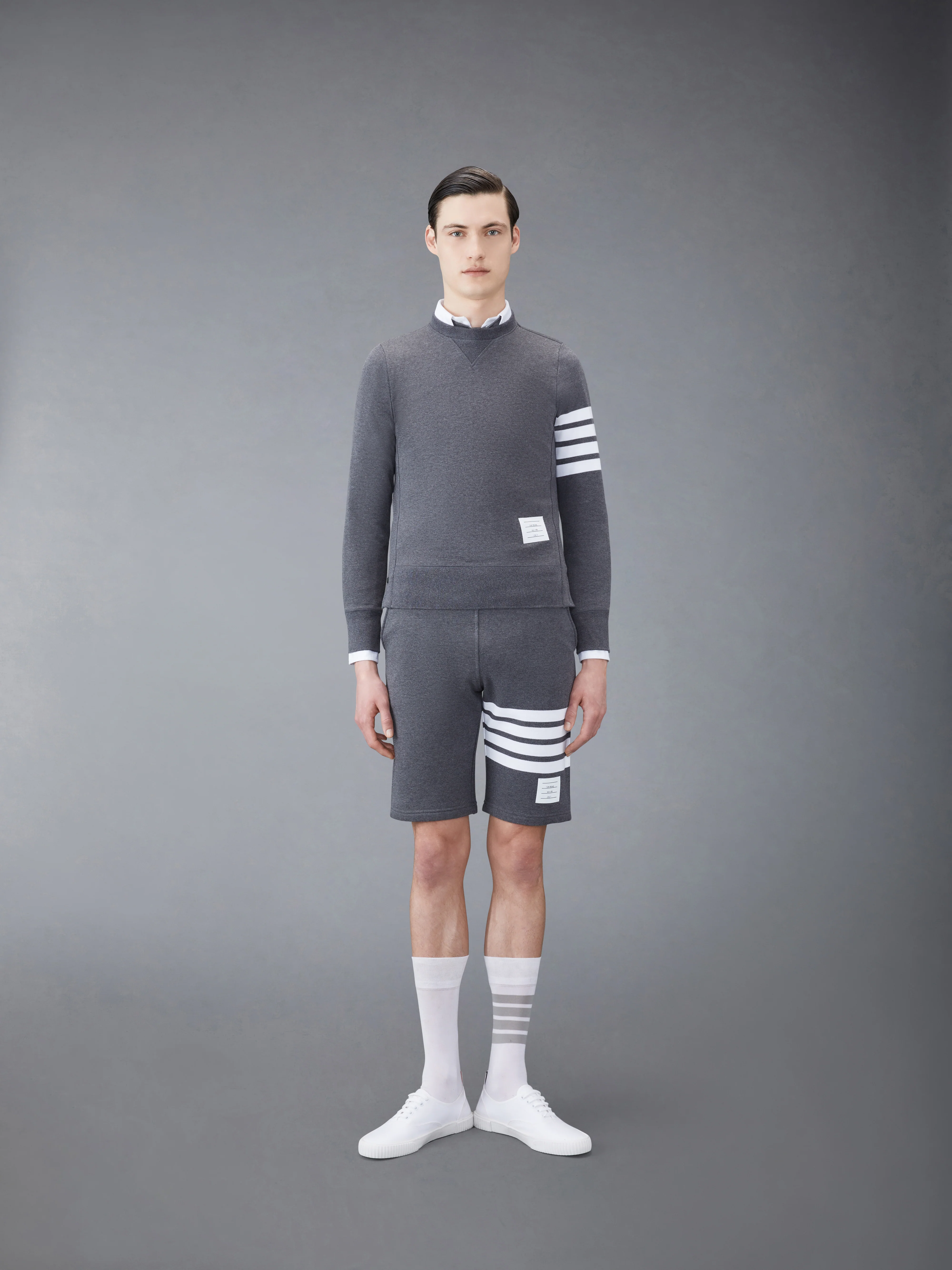 LOOPBACK TONAL 4-BAR SWEATSHORTS - Image 4