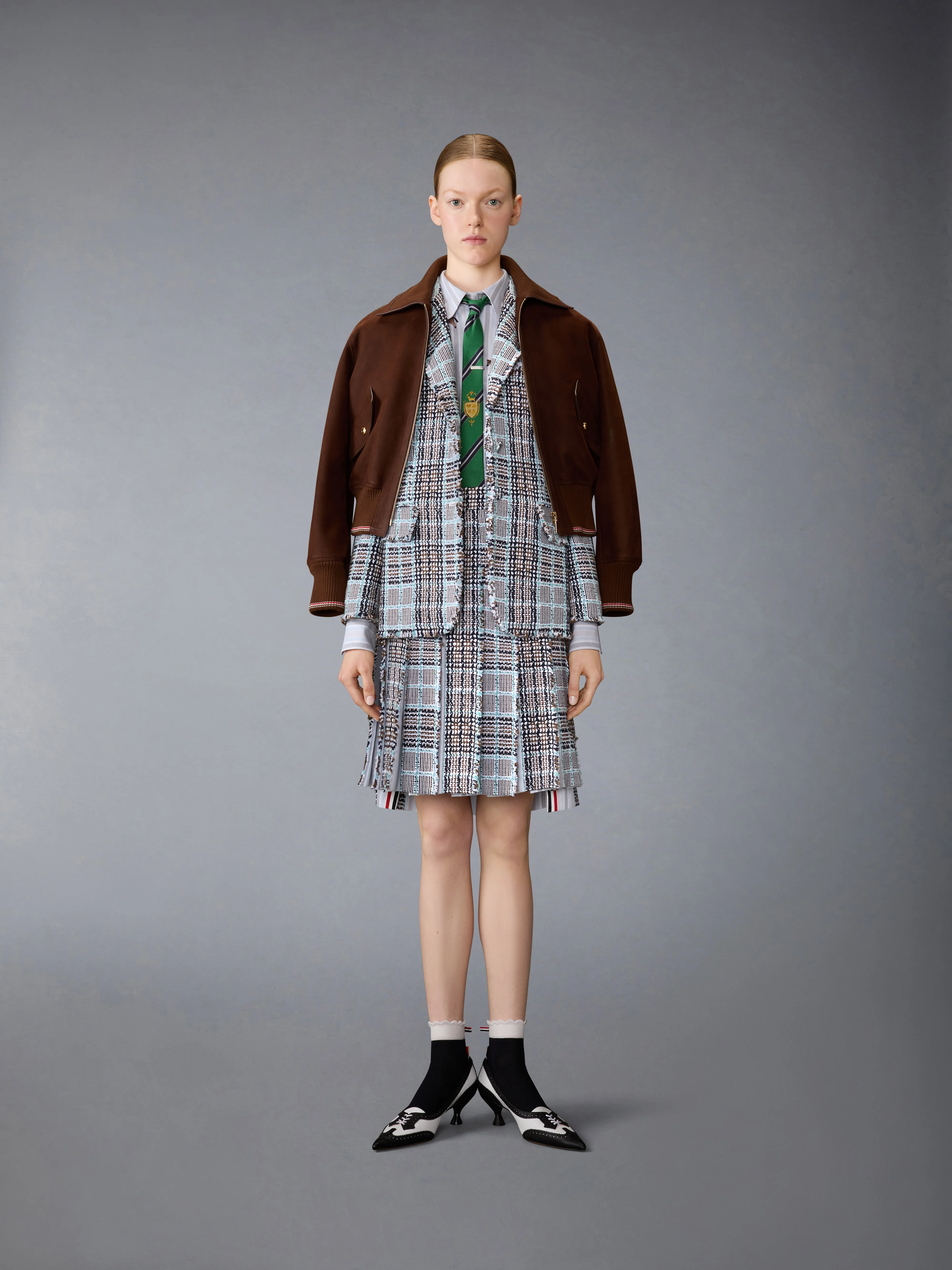 LUNAR NEW YEAR HORSE 4-BAR CROPPED OXFORD SHIRT - Image 3