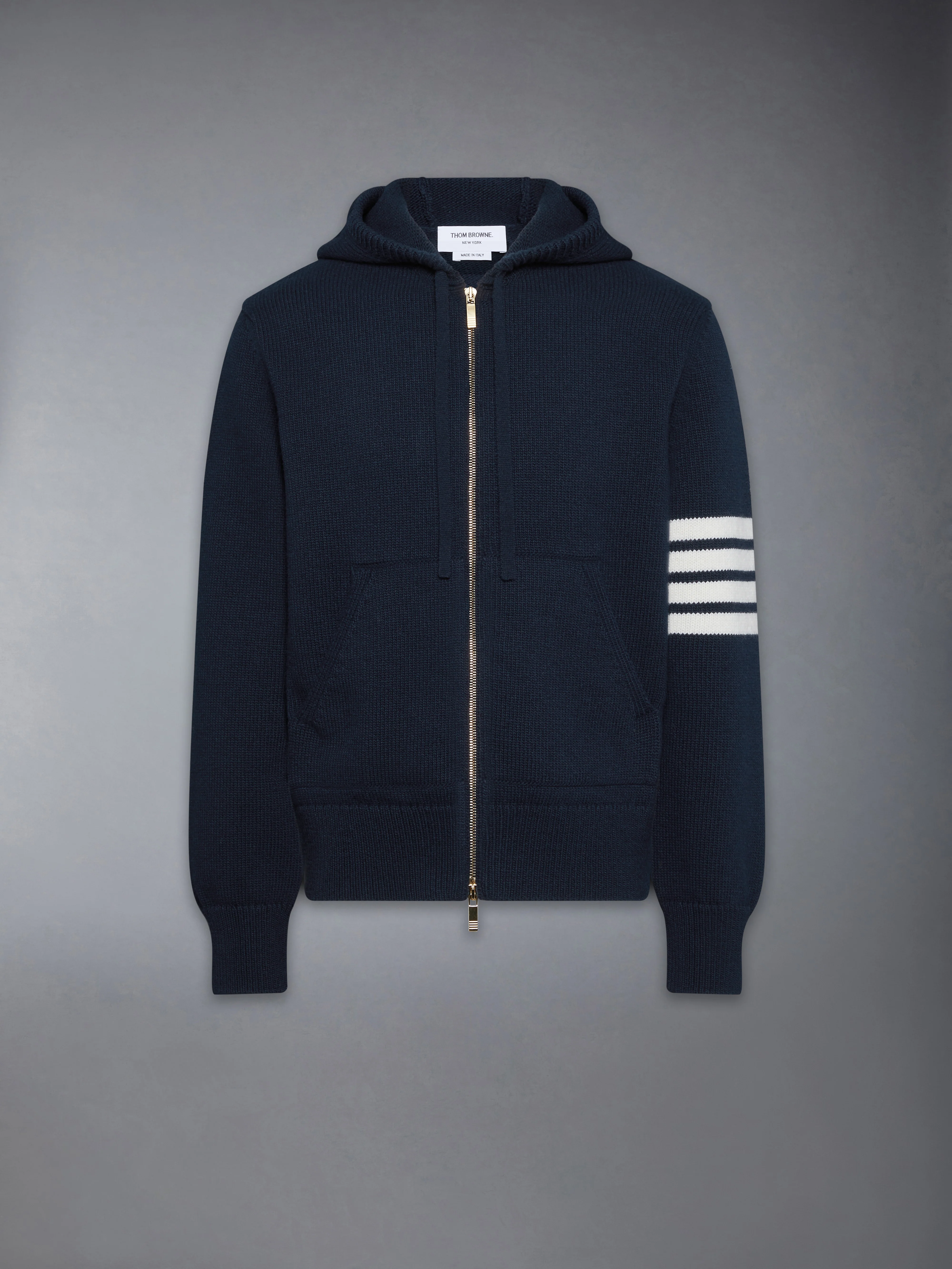 LUNAR NEW YEAR INTARSIA MERINO 4-BAR ZIP UP HOODIE - Image 6